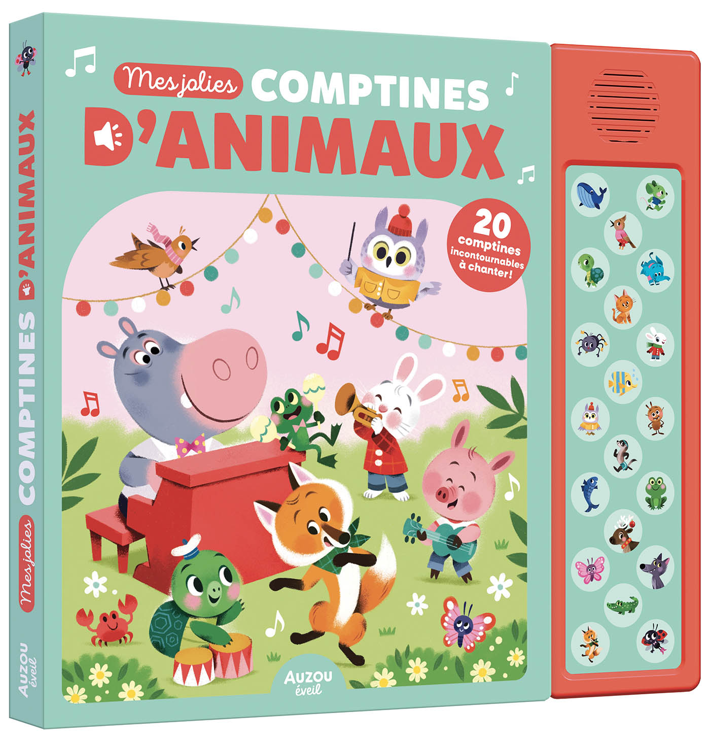 Mes Jolies Comptines D'animaux - 20 Puces Sonores Mes Jolies Comptines D'animaux - 20 Puces Sonores