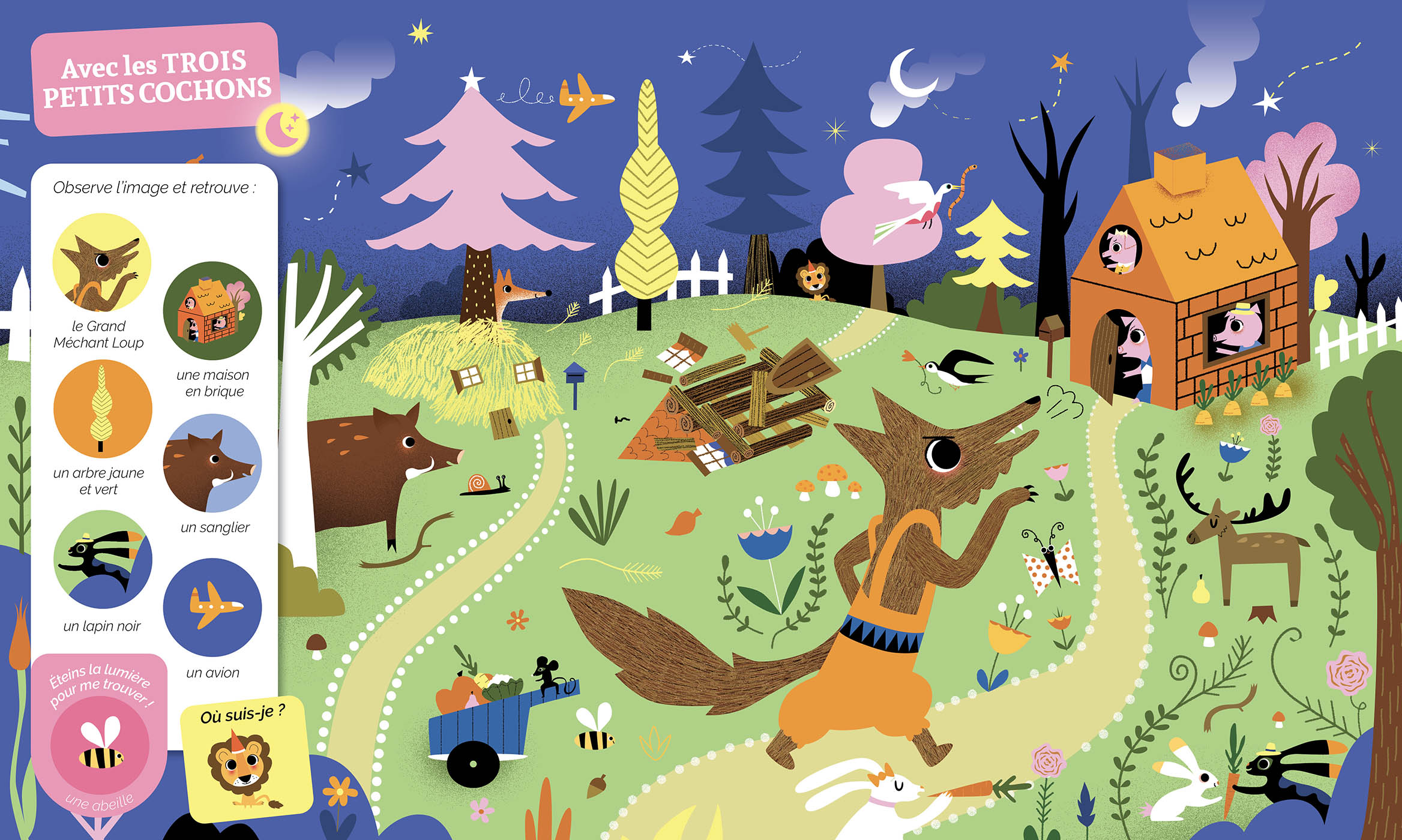 Mes 20 Cherche Et Trouve Des Tout-Petits - Qui Brillent Dans Le Noir !