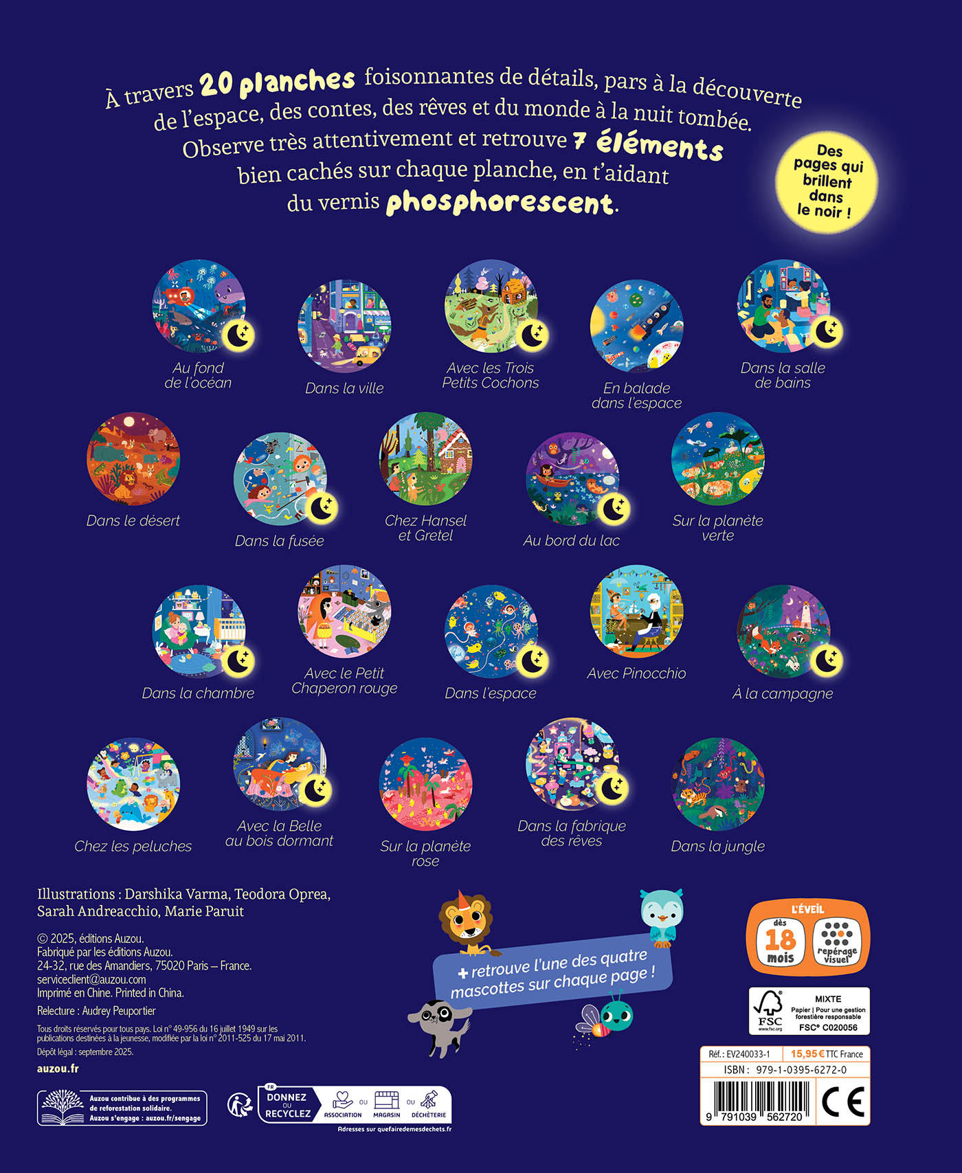 Mes 20 Cherche Et Trouve Des Tout-Petits - Qui Brillent Dans Le Noir ! Mes 20 Cherche Et Trouve Des Tout-Petits - Qui Brillent Dans Le Noir !