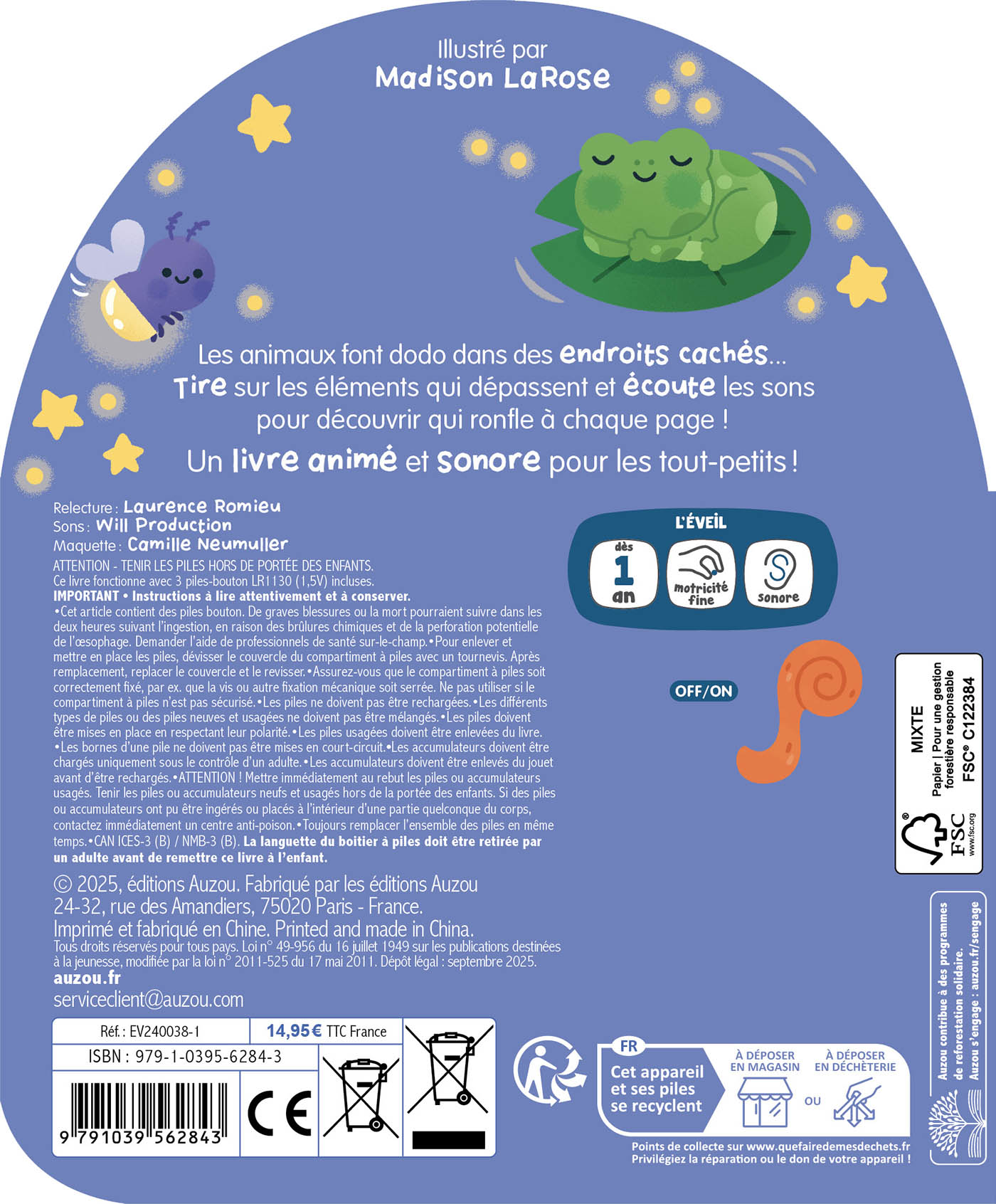 Mon Coucou Sonore - Qui Fait Dodo Ici ?