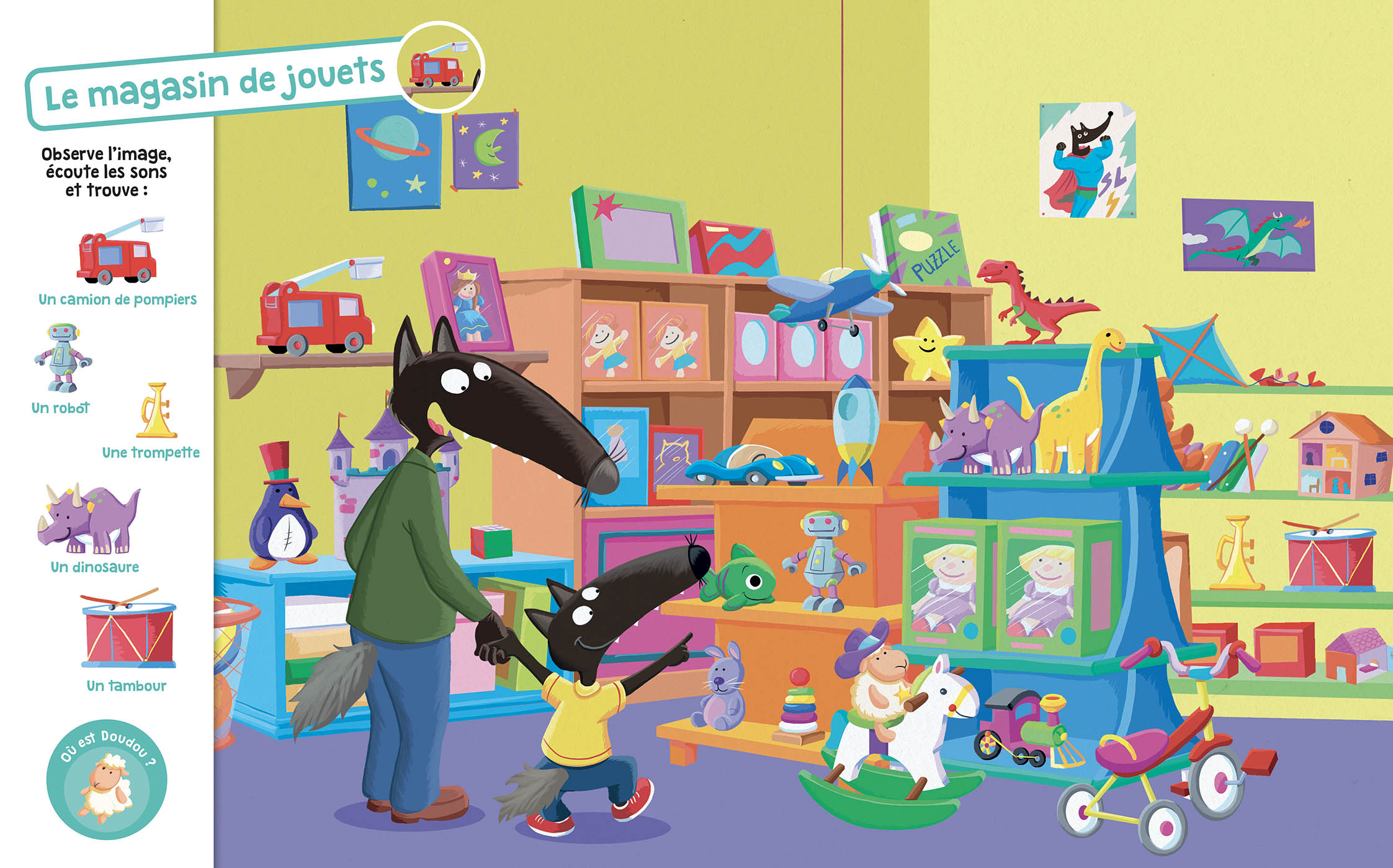 P'tit Loup - Mon Cherche Et Trouve Sonore P'tit Loup - Mon Cherche Et Trouve Sonore