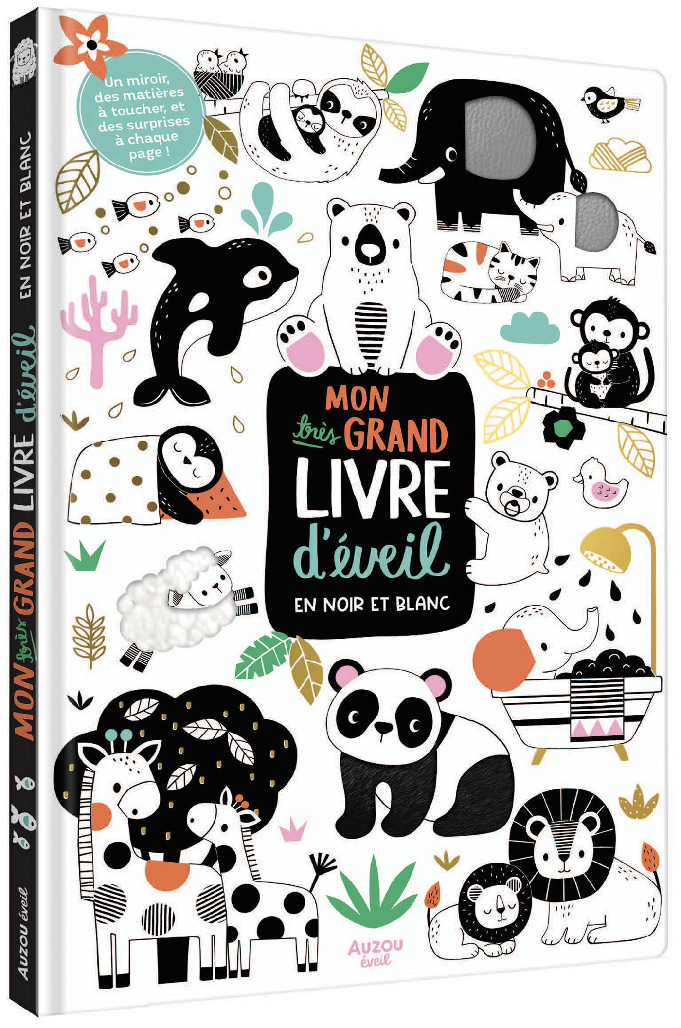 Mon Très Grand Livre D'éveil En Noir Et Blanc Mon Très Grand Livre D'éveil En Noir Et Blanc