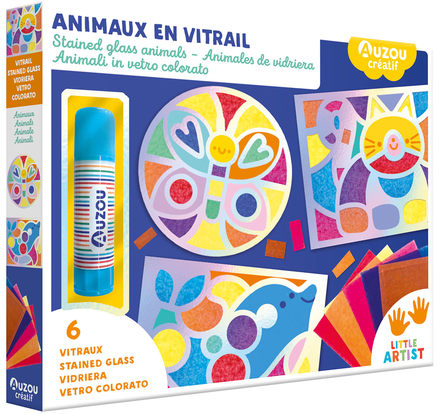 Mon Coffret D'artiste - Animaux En Vitrail Mon Coffret D'artiste - Animaux En Vitrail