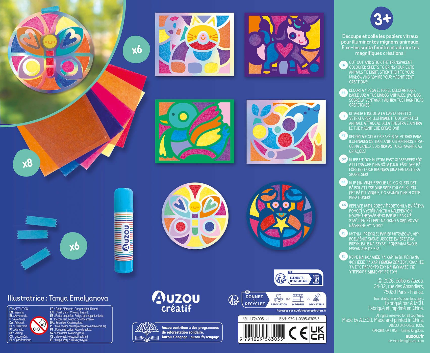 Mon Coffret D'artiste - Animaux En Vitrail