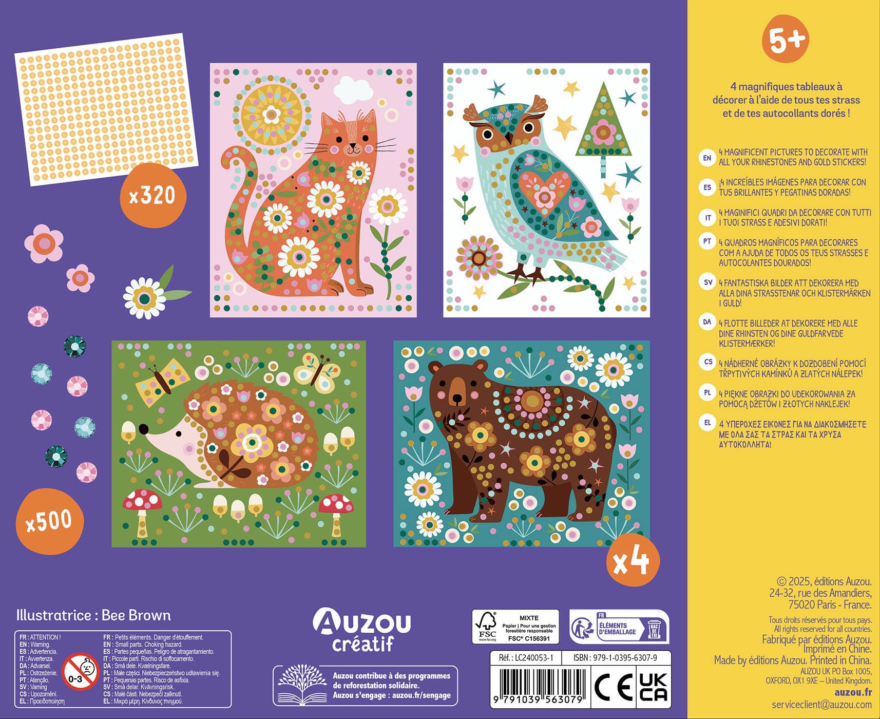Mon Coffret D'artiste - Mes Animaux En Strass Mon Coffret D'artiste - Mes Animaux En Strass
