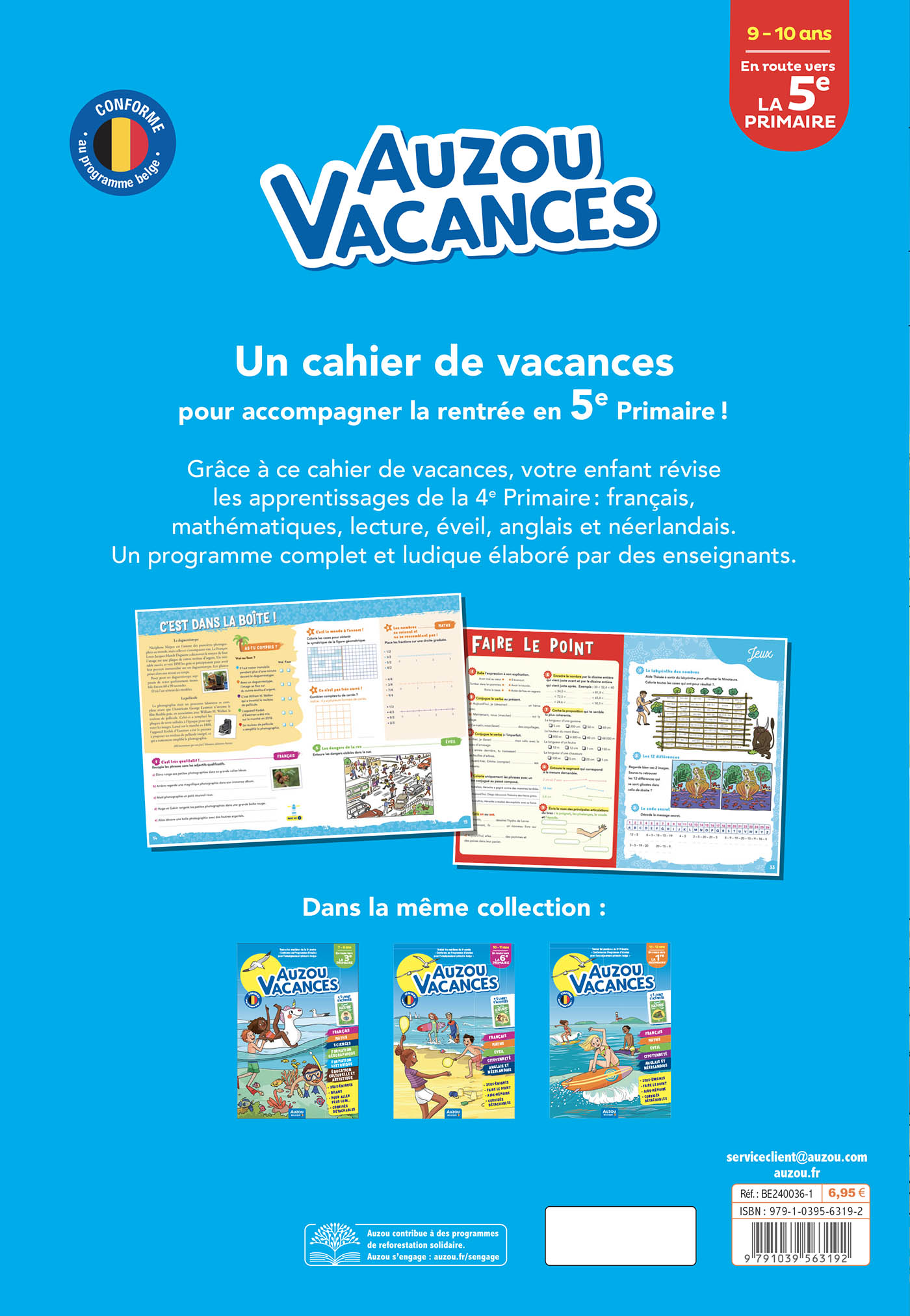 Auzou Vacances - En Route Vers La 5E Primaire Auzou Vacances - En Route Vers La 5E Primaire
