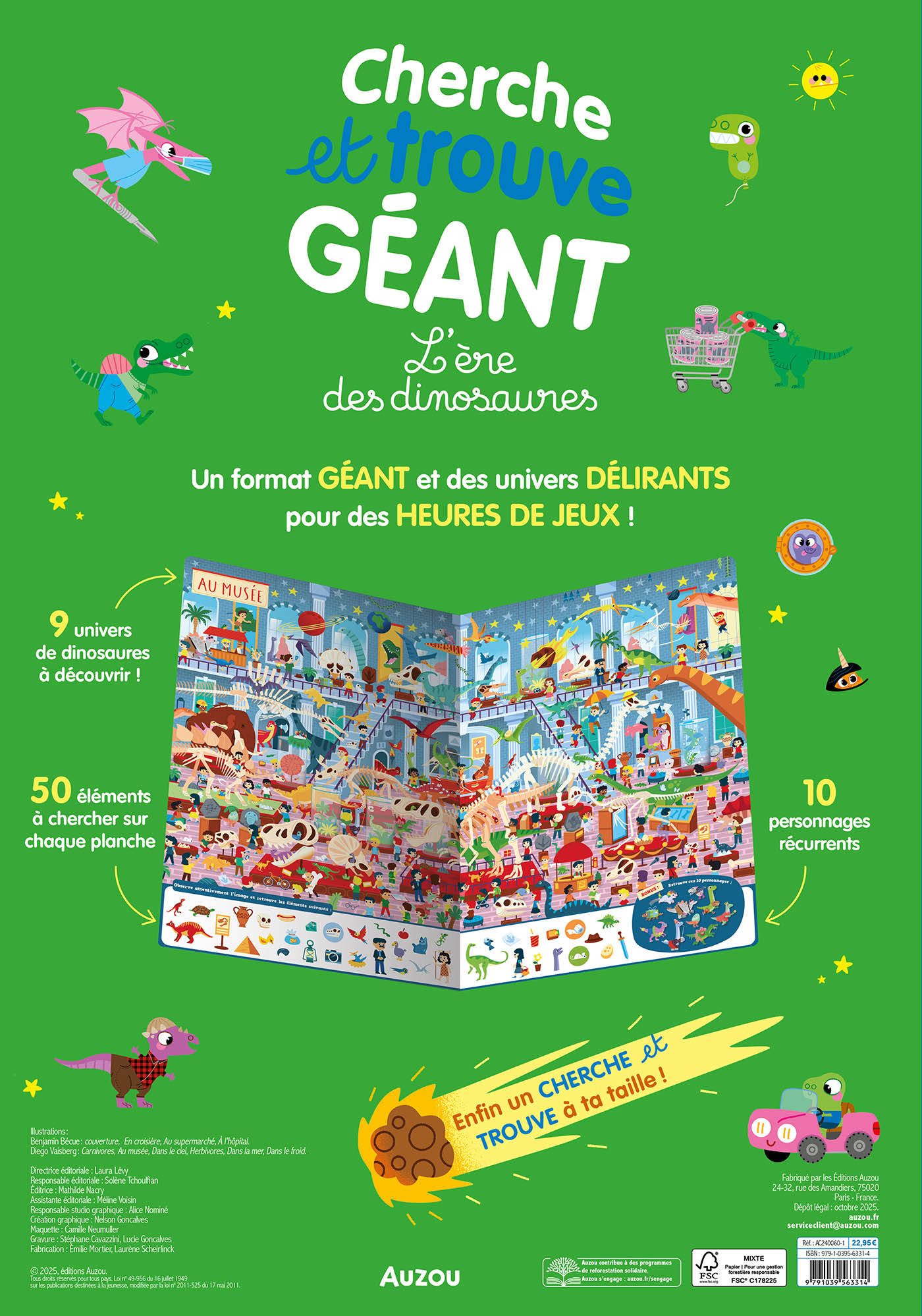 Cherche Et Trouve Géant - L'ère Des Dinosaures Cherche Et Trouve Géant - L'ère Des Dinosaures