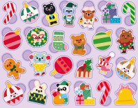 Boîte Métal - 300 Gommettes Noël Boîte Métal - 300 Gommettes Noël