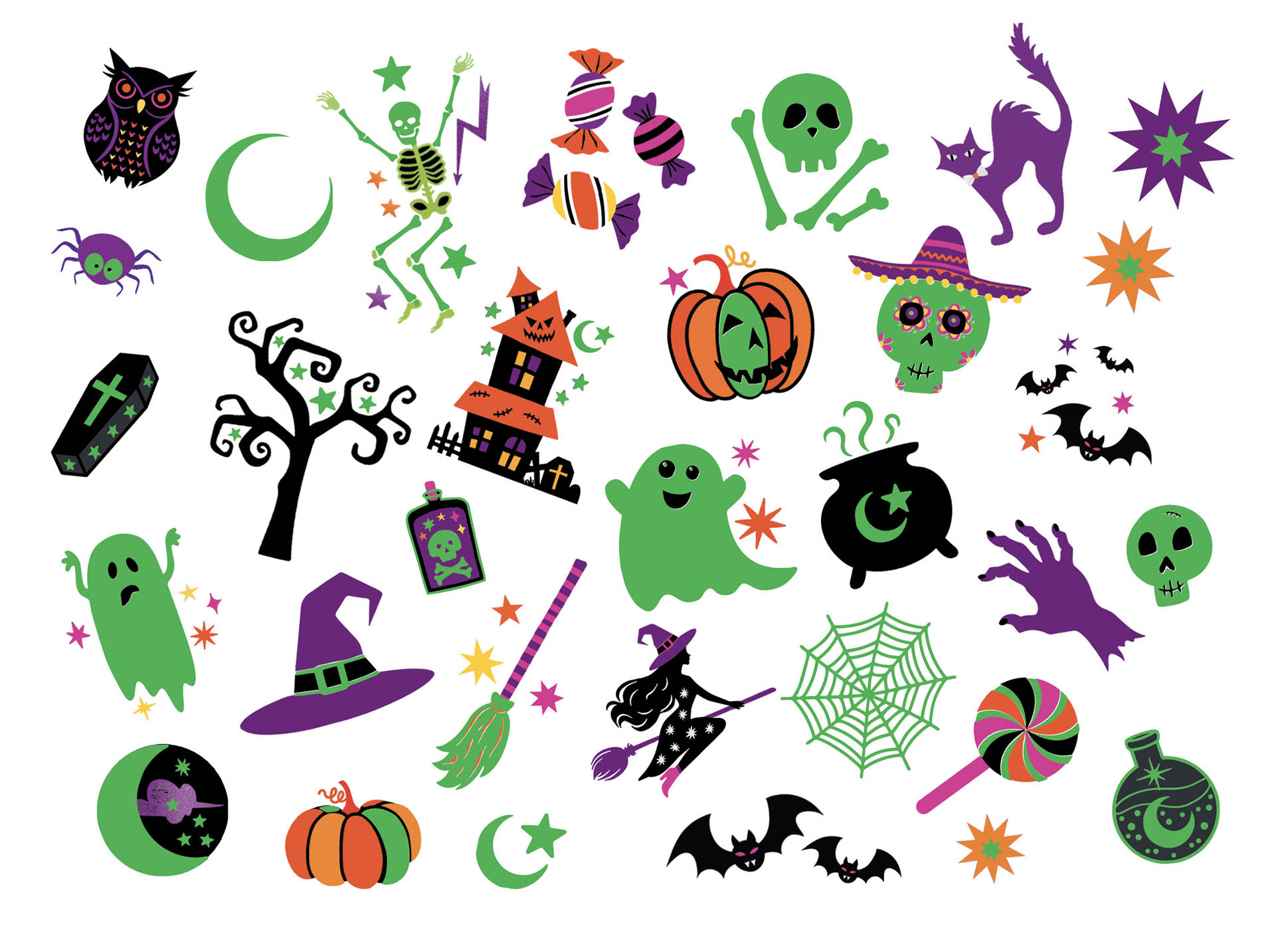 Mes P'tits Tattoos - Halloween
