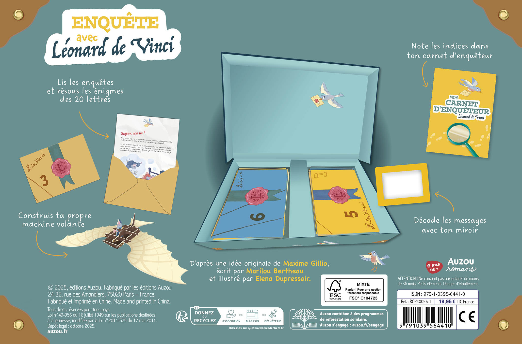 Mon Coffret D'énigmes Léonard De Vinci