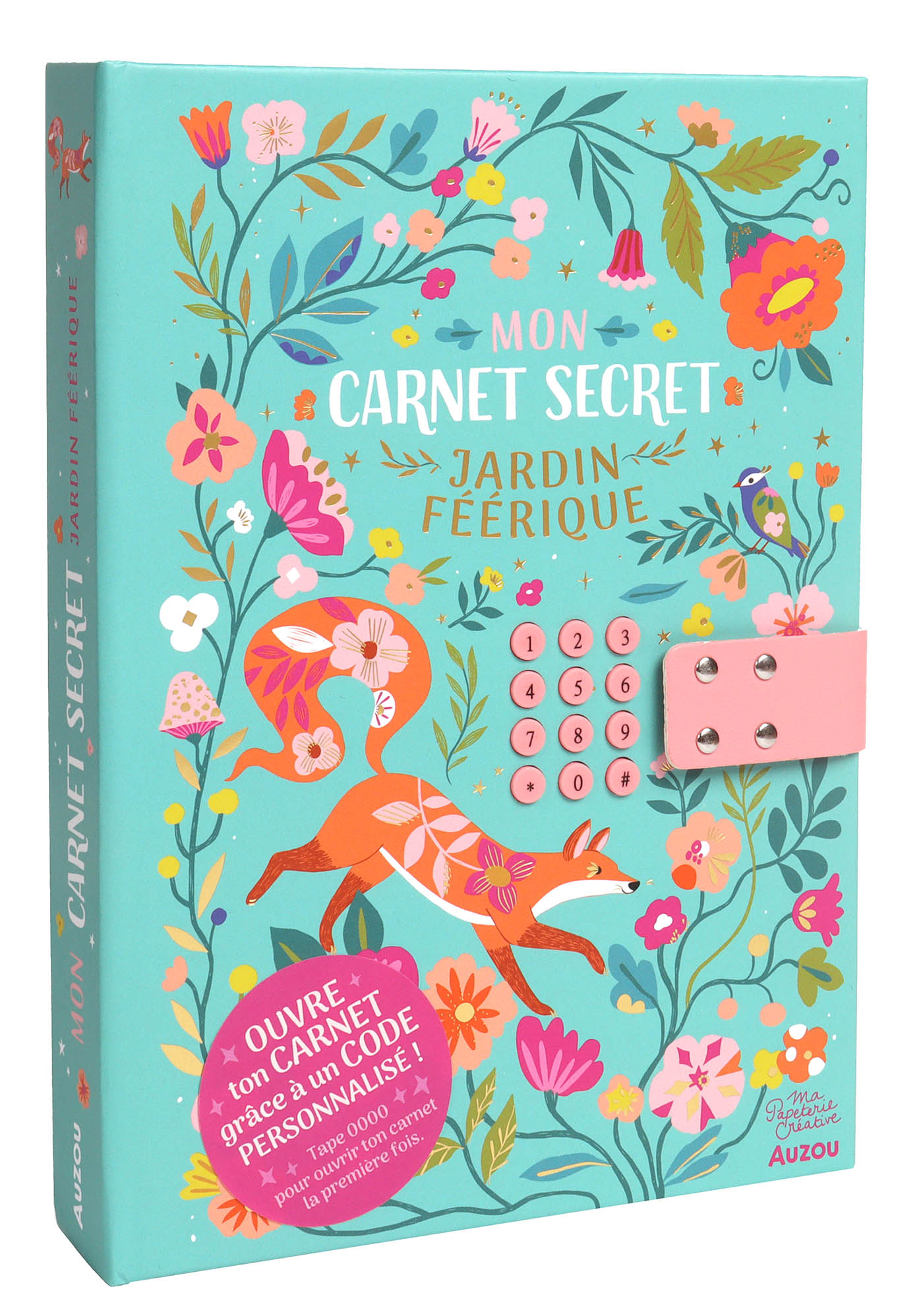Mon Carnet À Code Secret - Jardin Féérique
