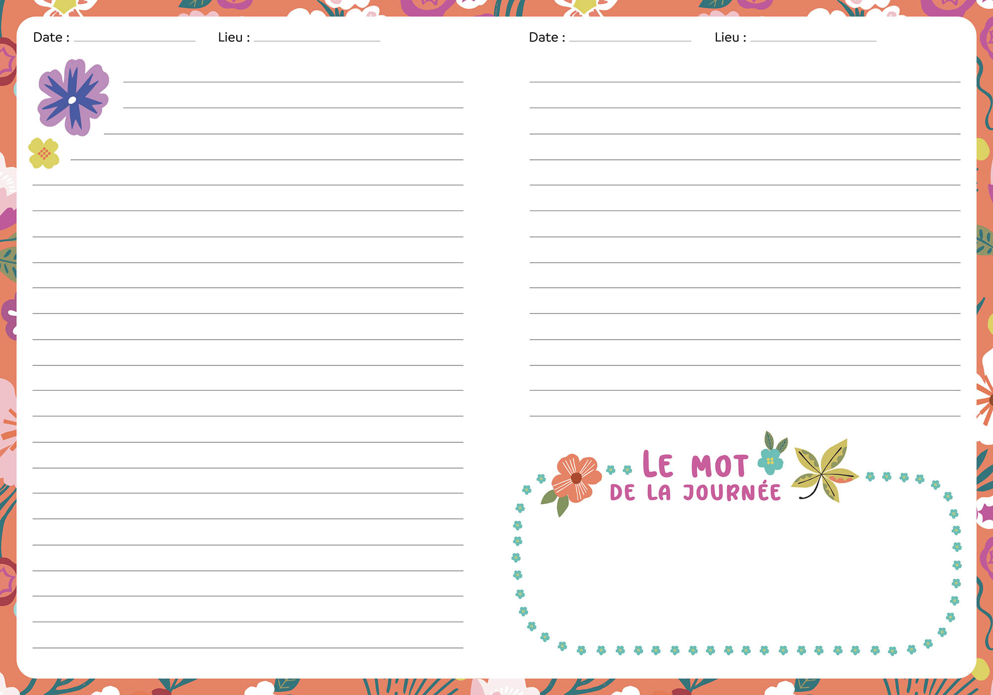 Mon Carnet À Code Secret - Jardin Féérique