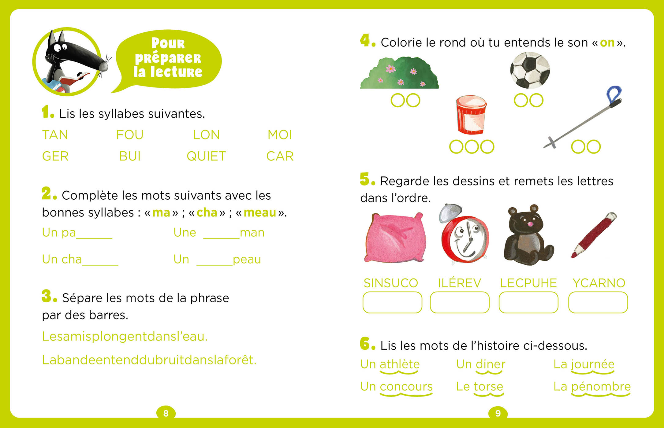 Mes Lectures Du Cp Avec Loup - Quatre Histoires Mystérieuses Avec Loup