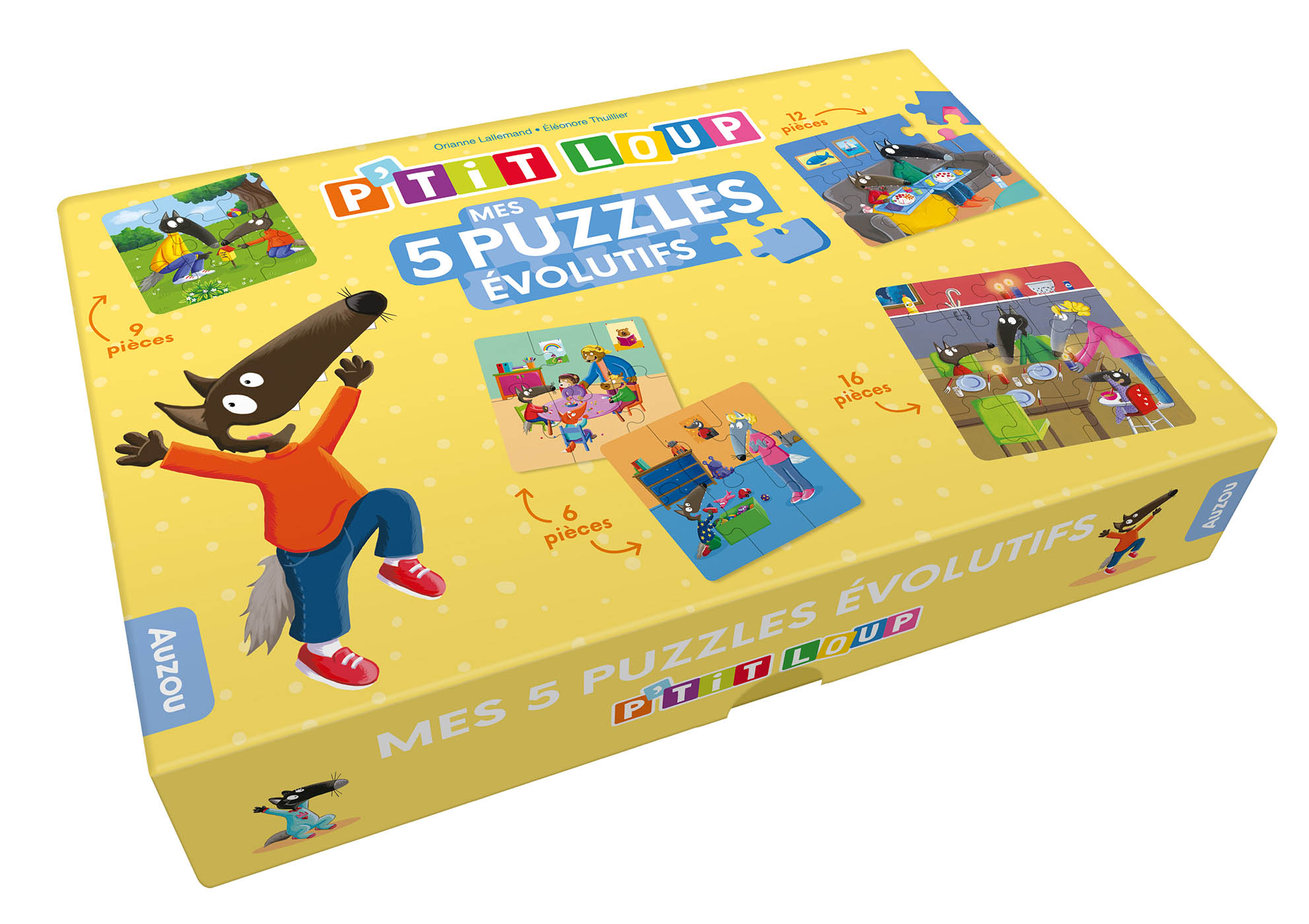 P'tit Loup - Mes 5 Puzzles Évolutifs P'tit Loup - Mes 5 Puzzles Évolutifs