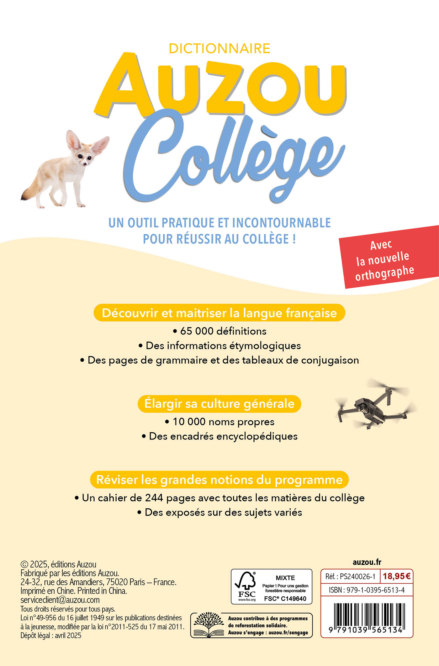 Dictionnaire Auzou Collège