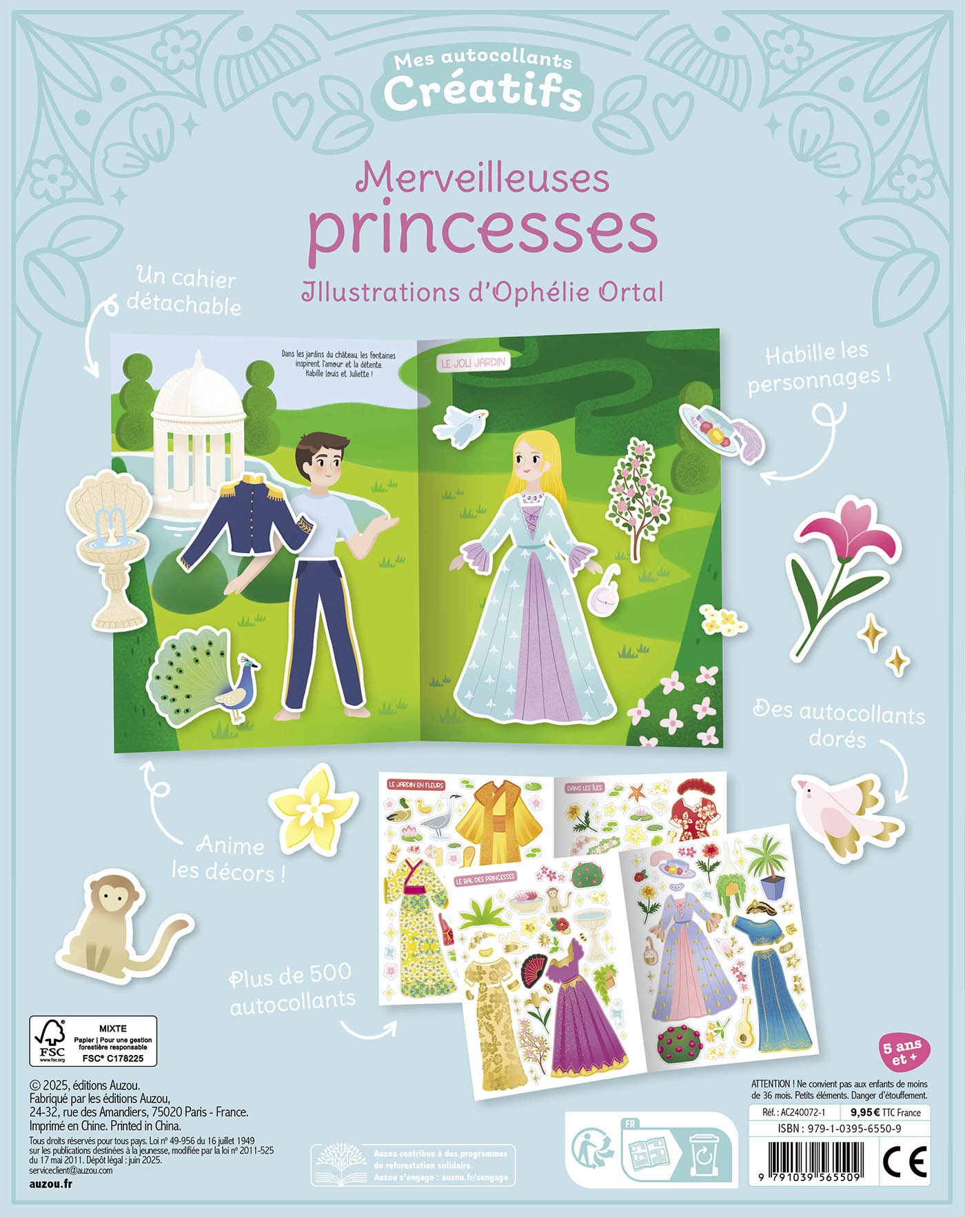 Mes 500 Autocollants Créatifs - Merveilleuses Princesses Mes 500 Autocollants Créatifs - Merveilleuses Princesses