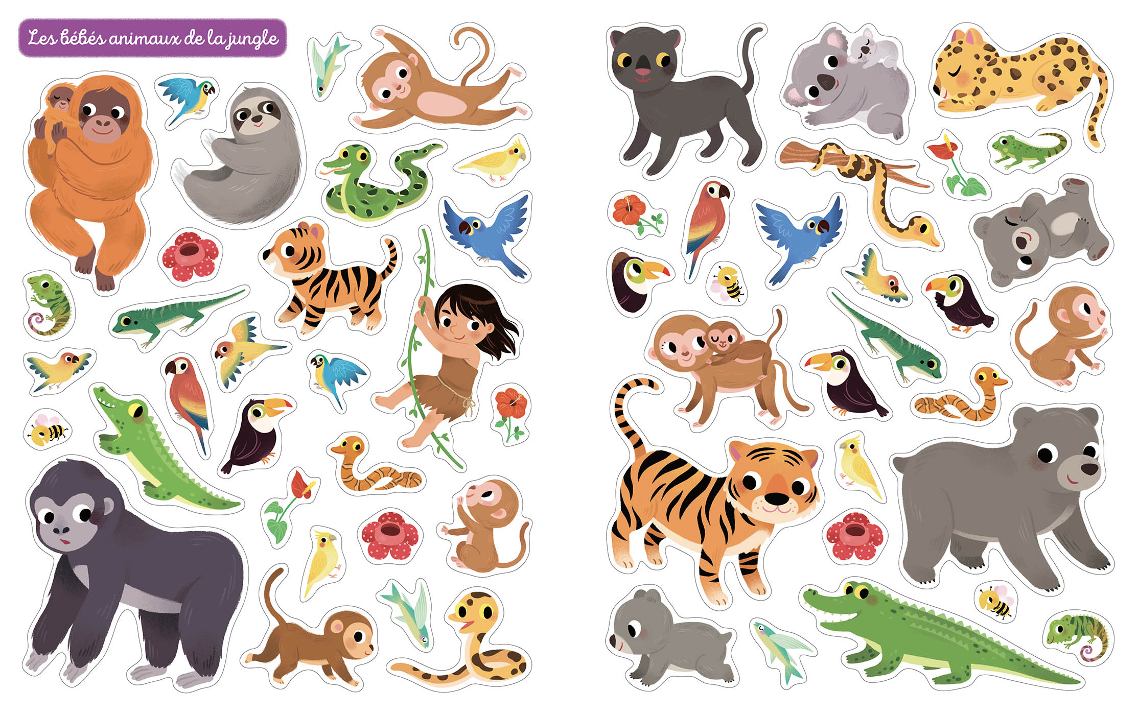 Mes Tout Premiers Autocollants - Mes 500 Autocollants Bébés Animaux
