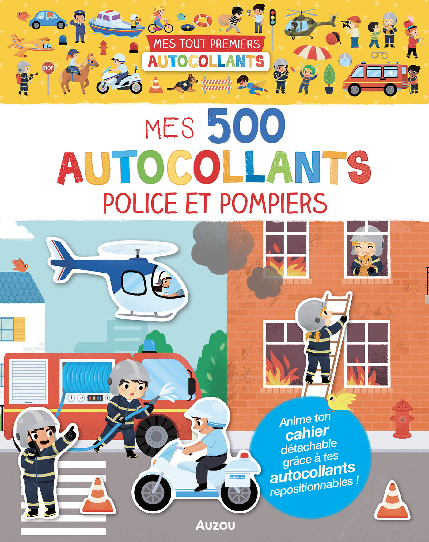 Mes Tout Premiers Autocollants - Mes 500 Autocollants Police Et Pompiers