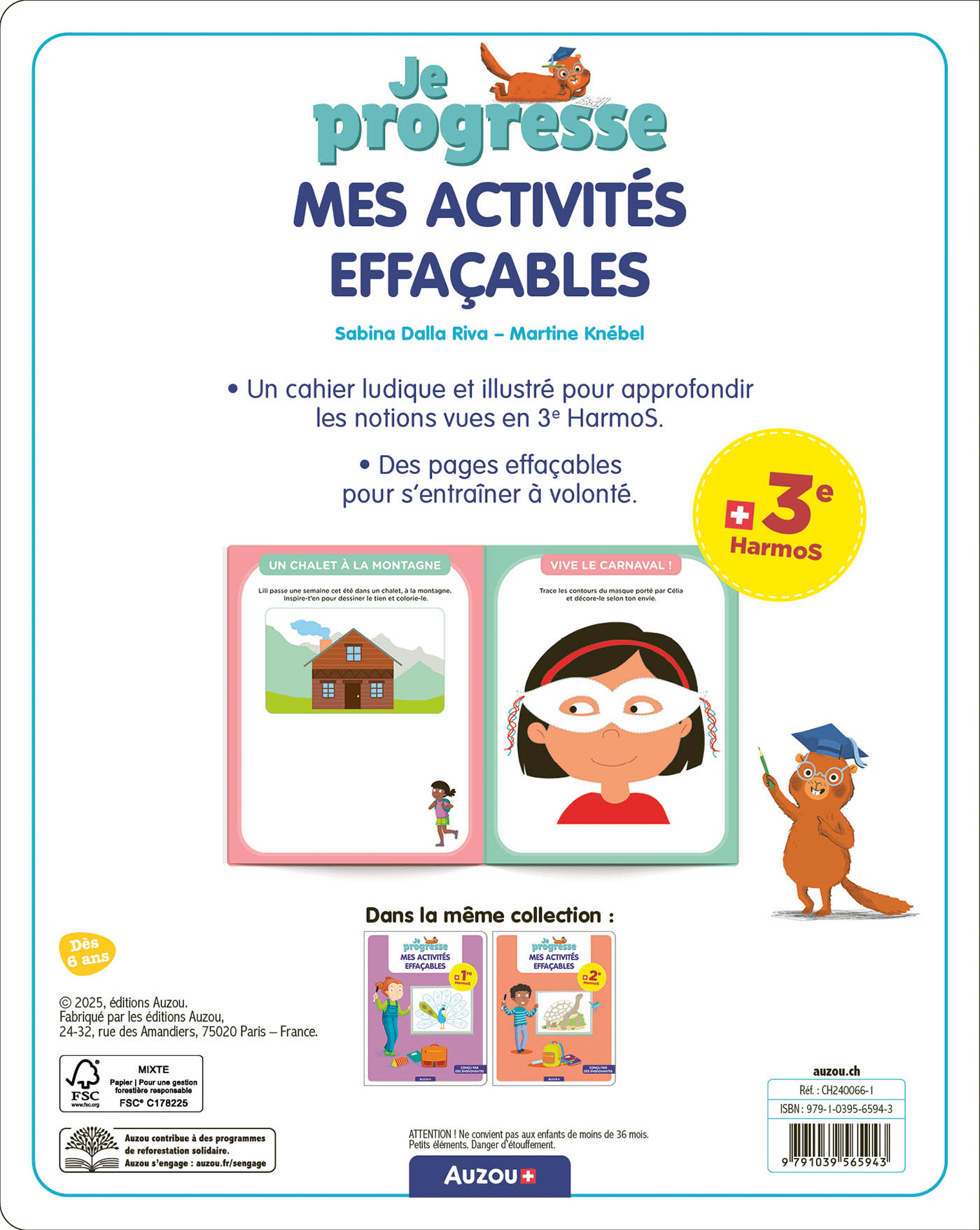 Je Progresse Mes Activités Effaçables 3E Harmos