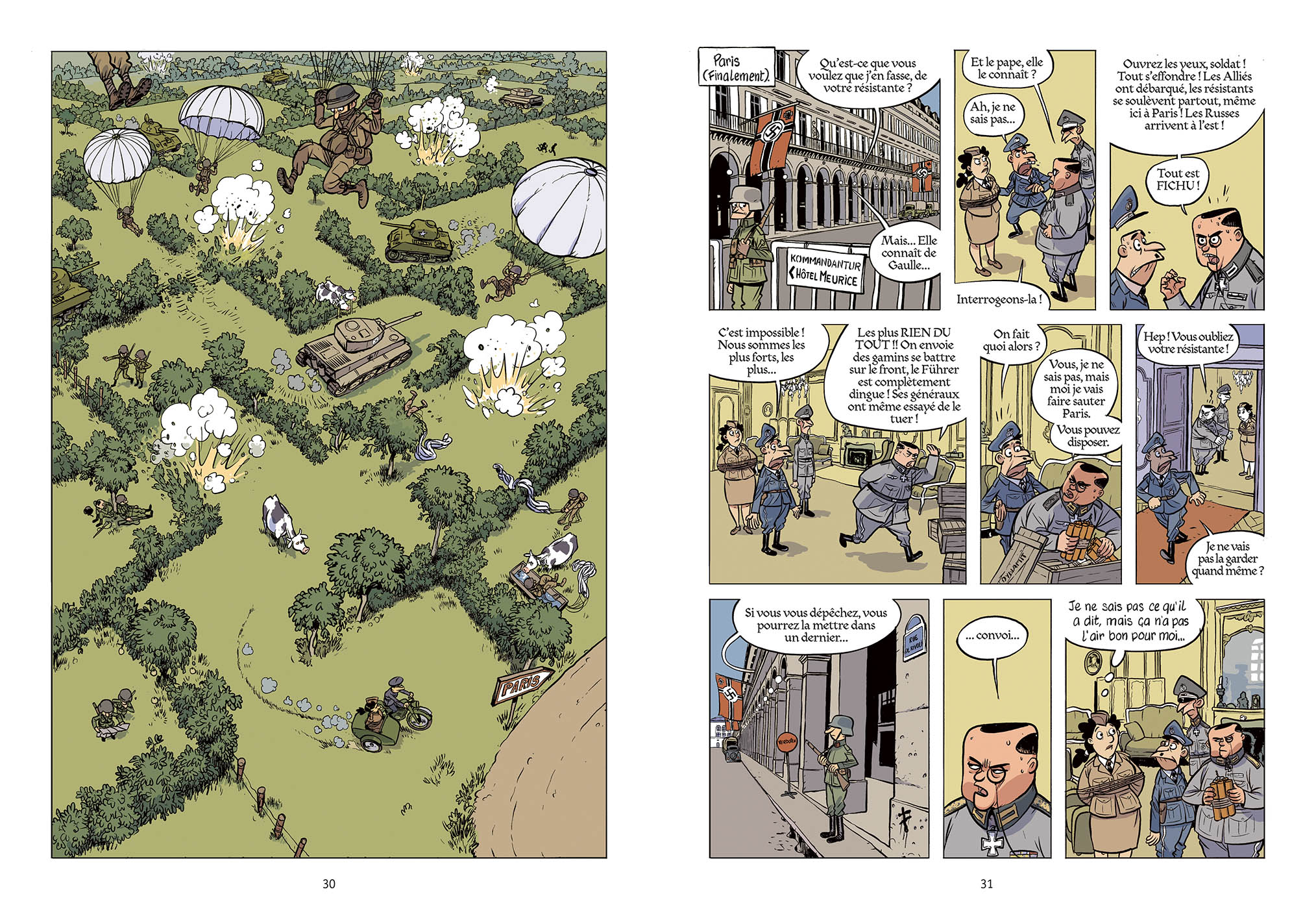 La Drôle De Guerre De Papi Et Lucien - Tome 5 - Objectif : Débarquement ! La Drôle De Guerre De Papi Et Lucien - Tome 5 - Objectif : Débarquement !