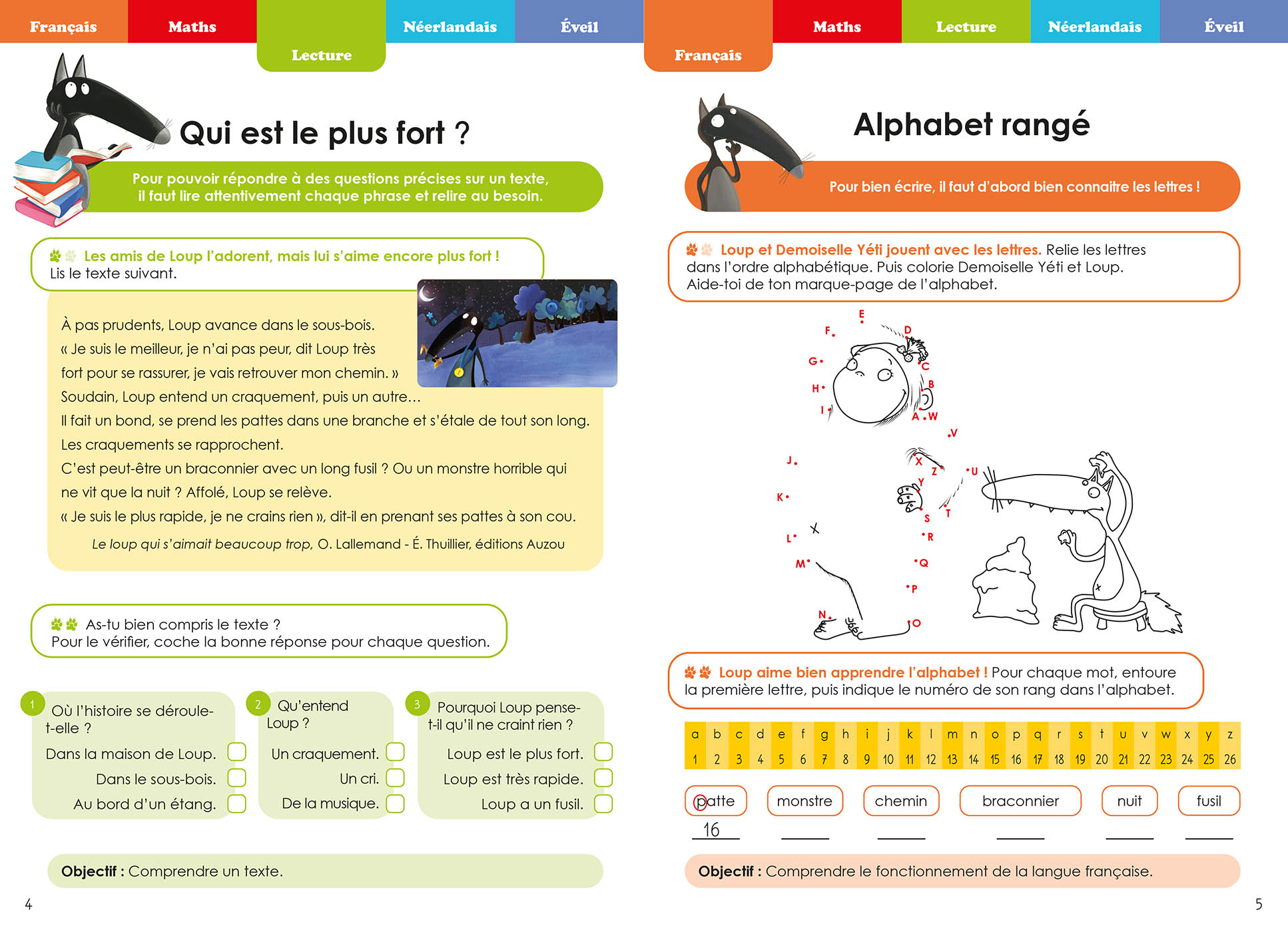 Je Rentre En Deuxième Primaire Avec Loup