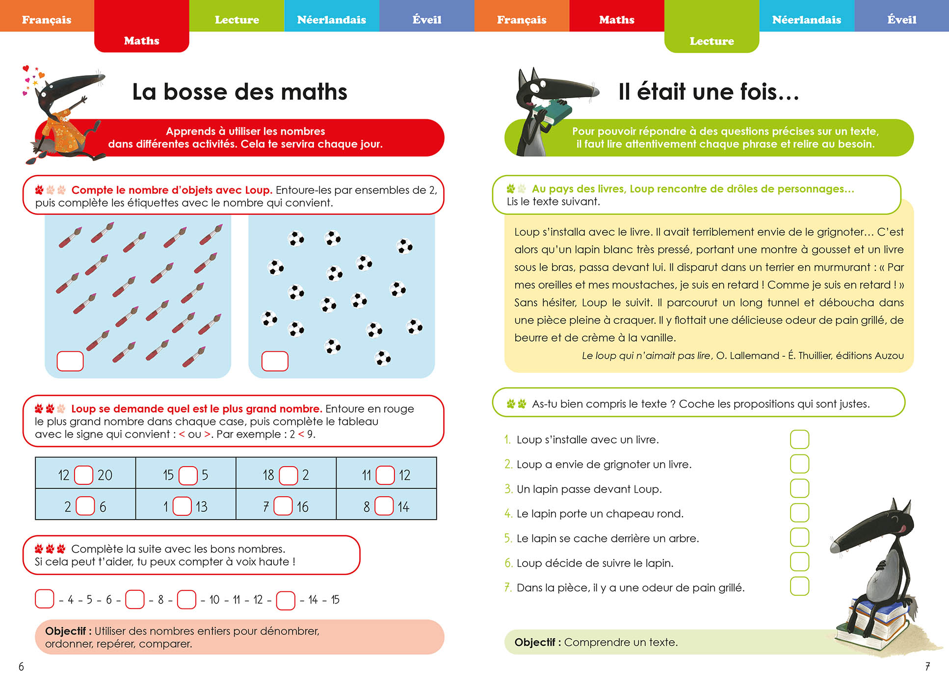 Je Rentre En Deuxième Primaire Avec Loup