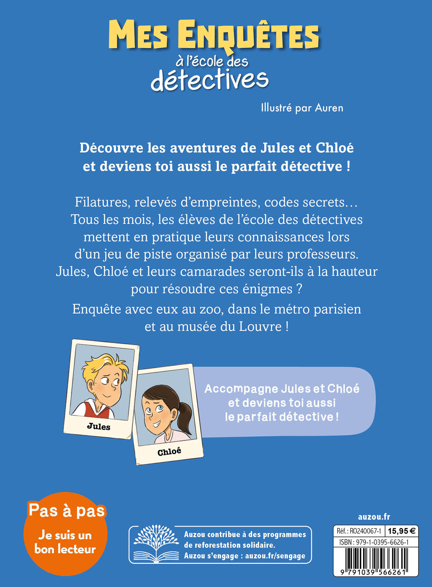 Coffret Bibliothèque 1 - Mes Enquêtes À L'école Des Détectives - Tomes 1 À 3