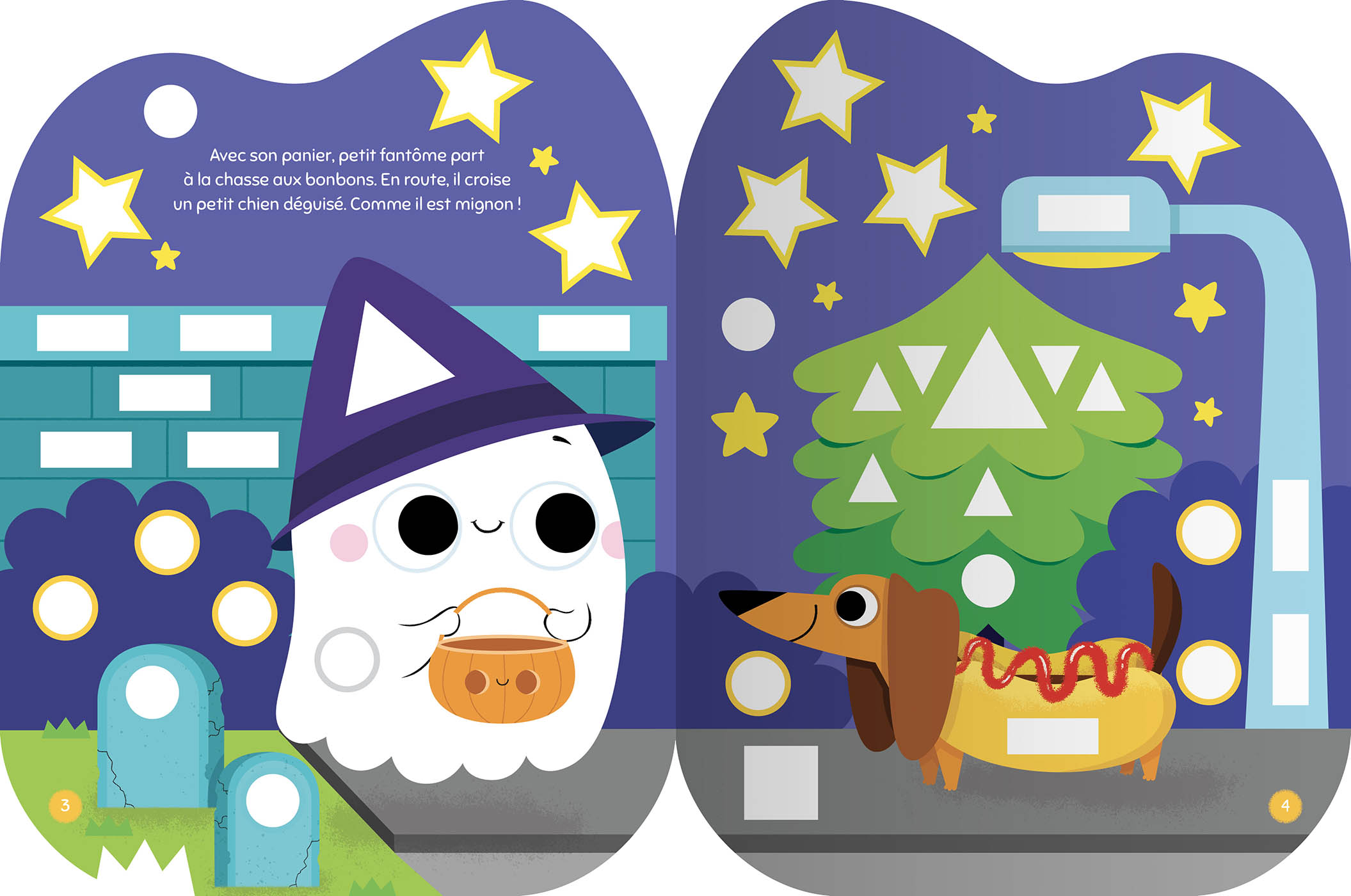 Gommettes Formes - L'aventure De Petit Fantôme