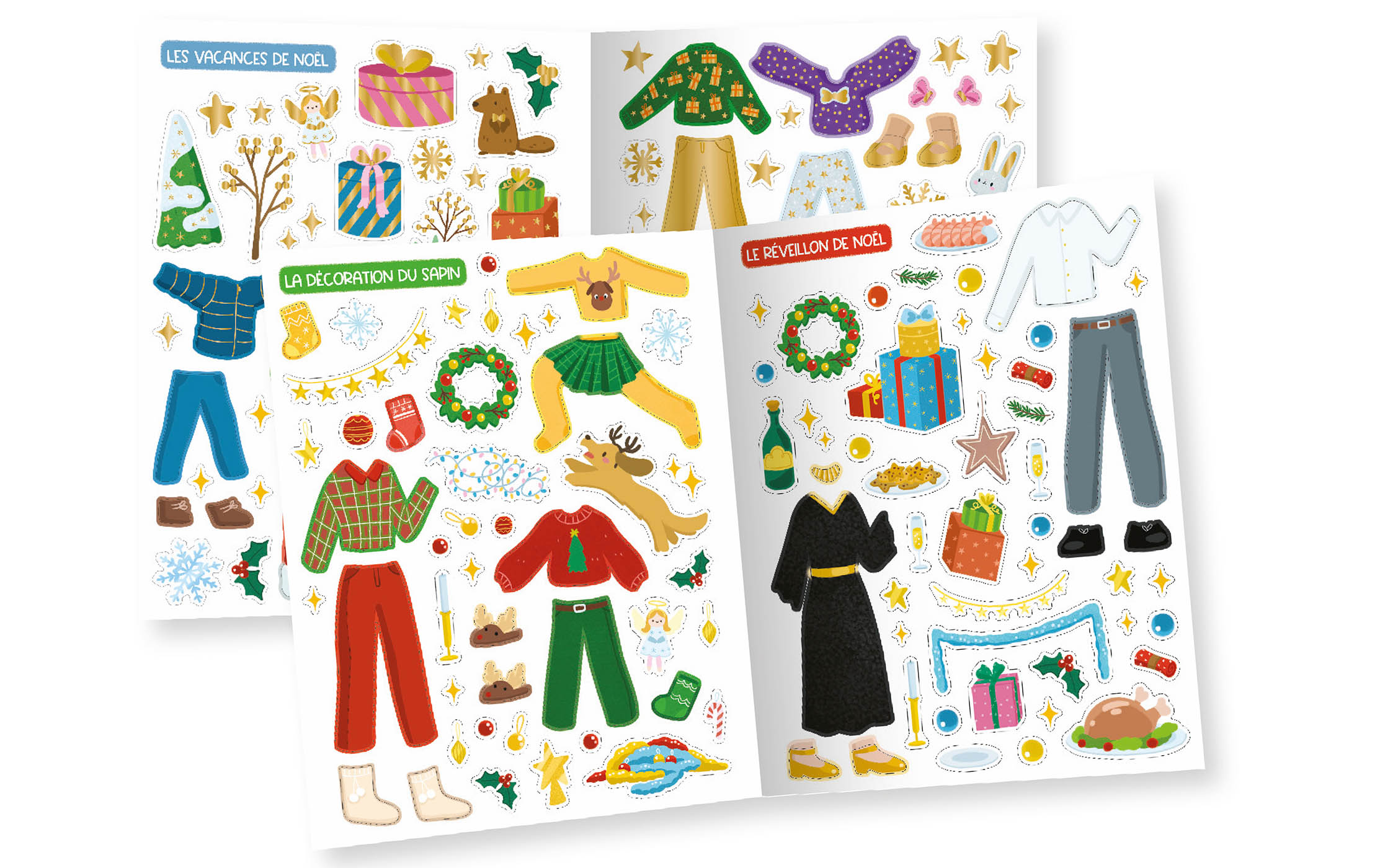 Mes 500 Autocollants Créatifs - Noël Enchanté