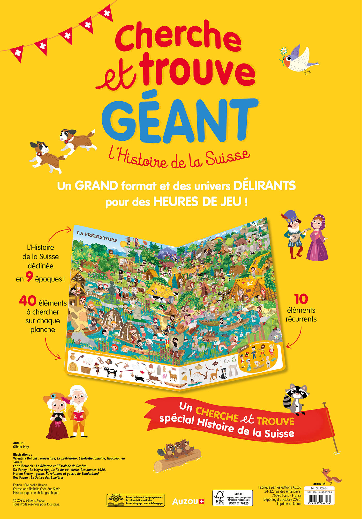 Cherche Et Trouve Géant - Cherche Et Trouve Géant - L'histoire De La Suisse Cherche Et Trouve Géant - Cherche Et Trouve Géant - L'histoire De La Suisse