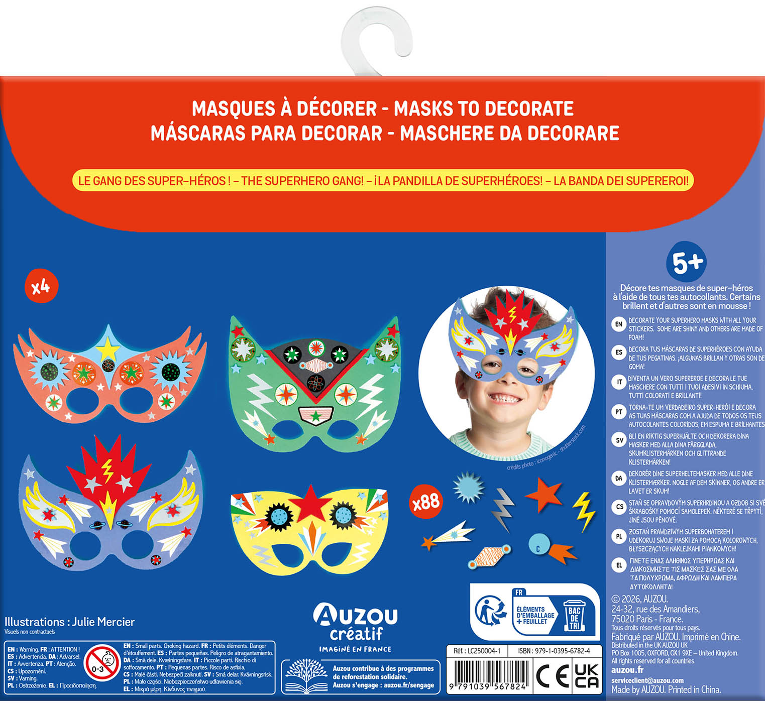 Ma Pochette D'artiste - Masques A Décorer - Le Gang Des Super-Héros Ma Pochette D'artiste - Masques A Décorer - Le Gang Des Super-Héros