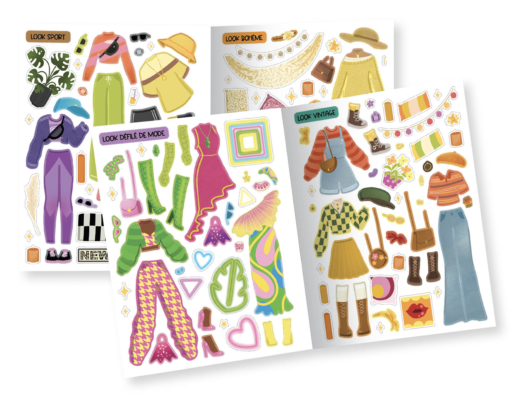 Mes 500 Autocollants Créatifs - Mes Créations De Mode