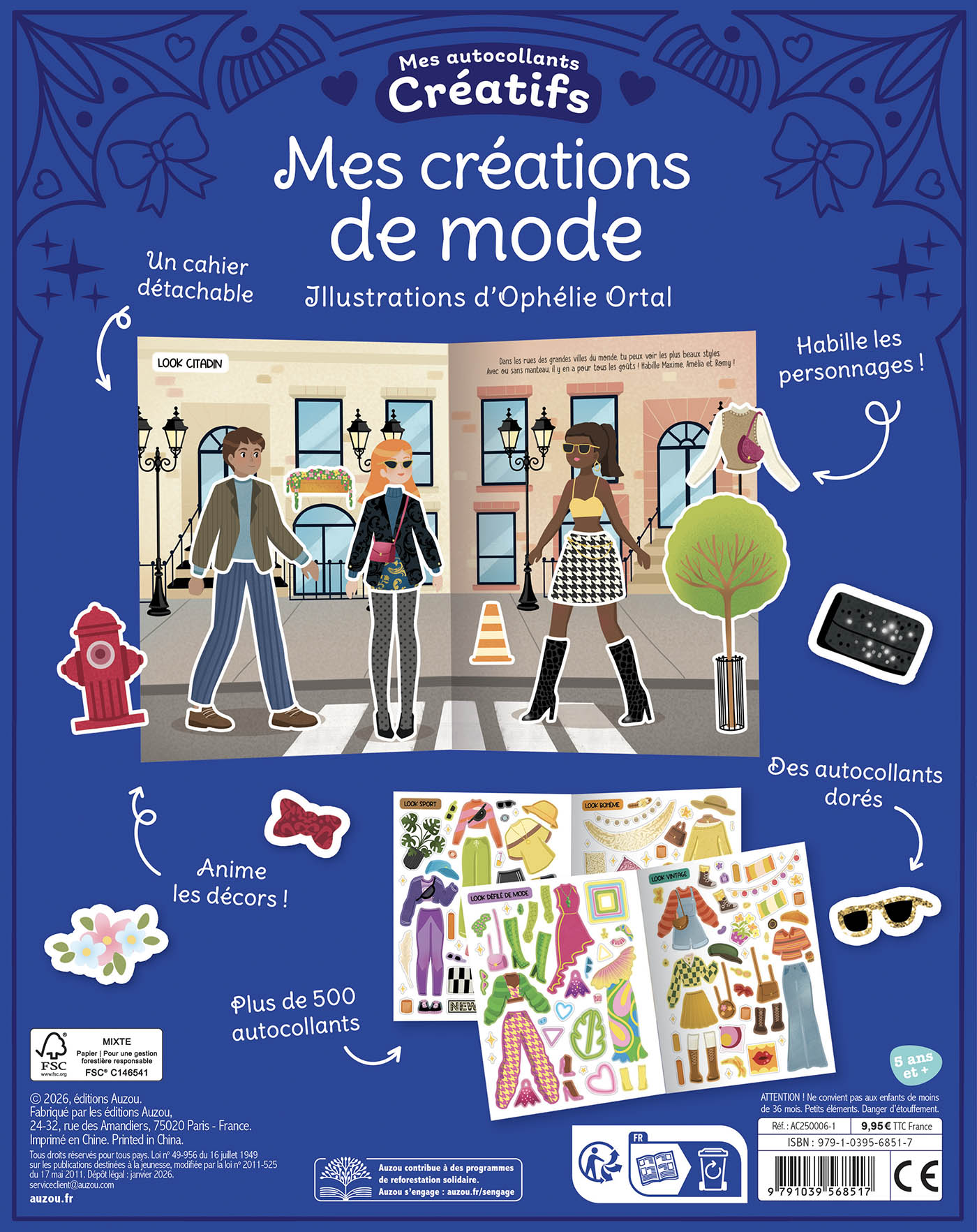 Mes 500 Autocollants Créatifs - Mes Créations De Mode Mes 500 Autocollants Créatifs - Mes Créations De Mode