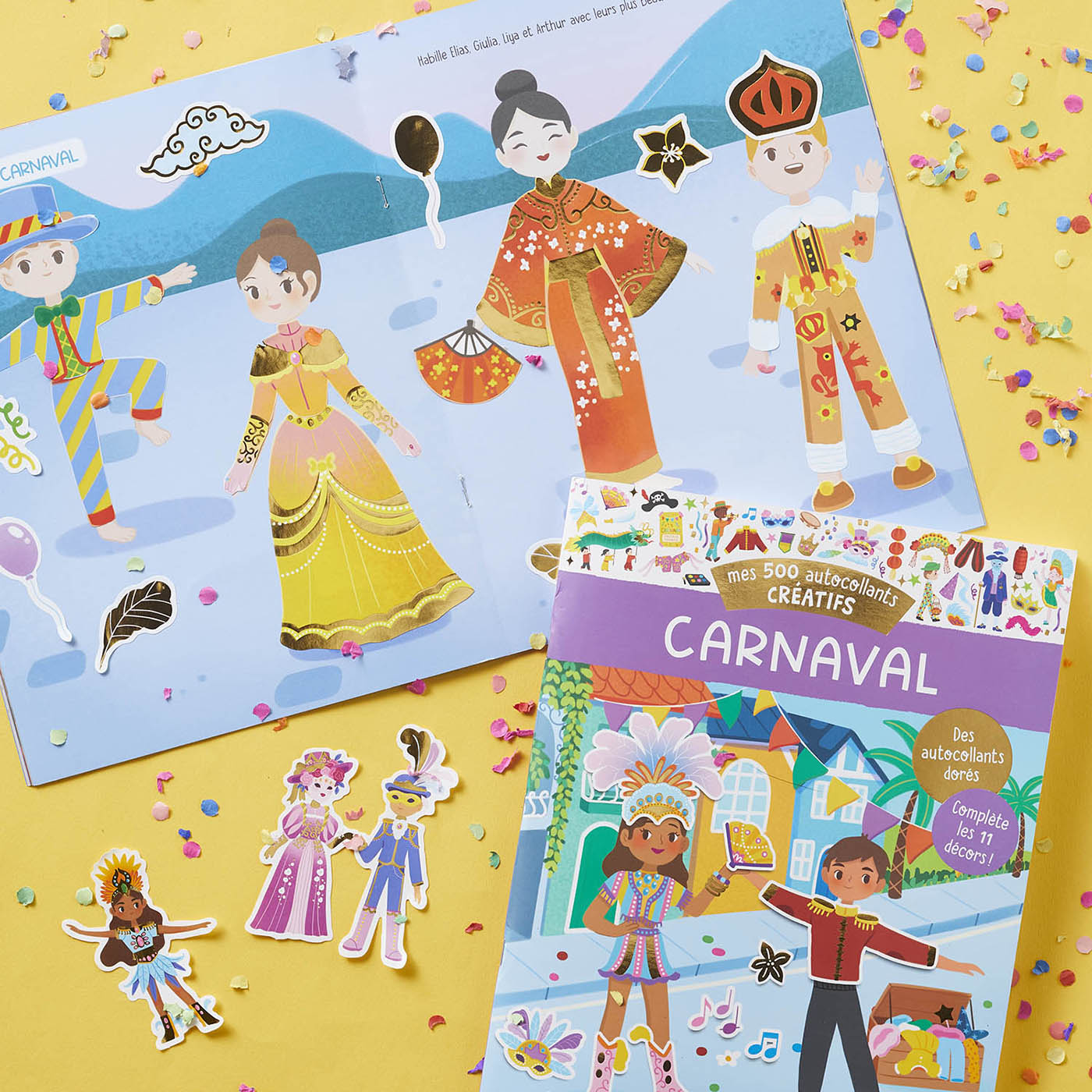 Mes 500 Autocollants Créatifs - Carnaval