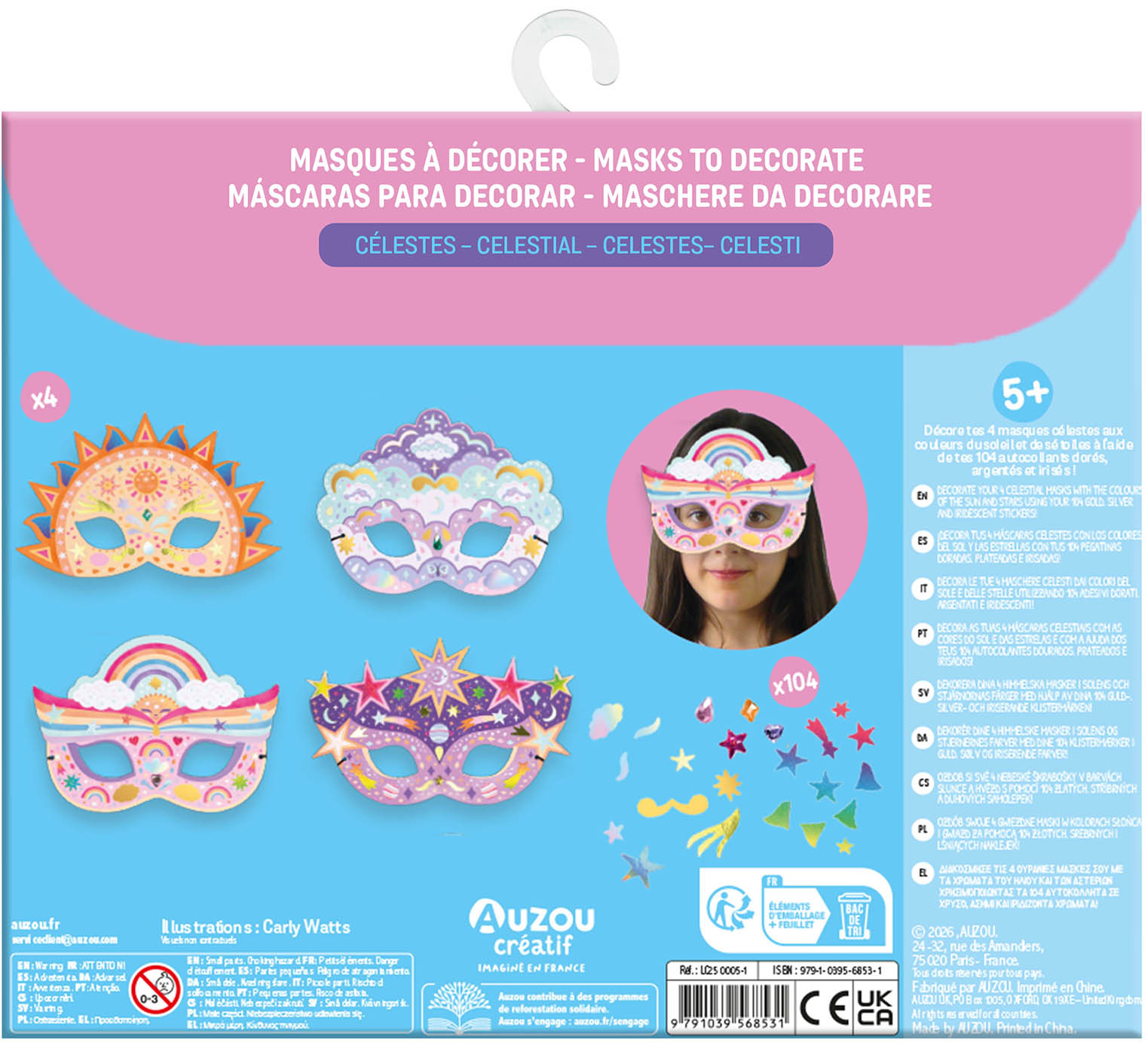 Ma Pochette D'artiste - Mes Masques Célestes