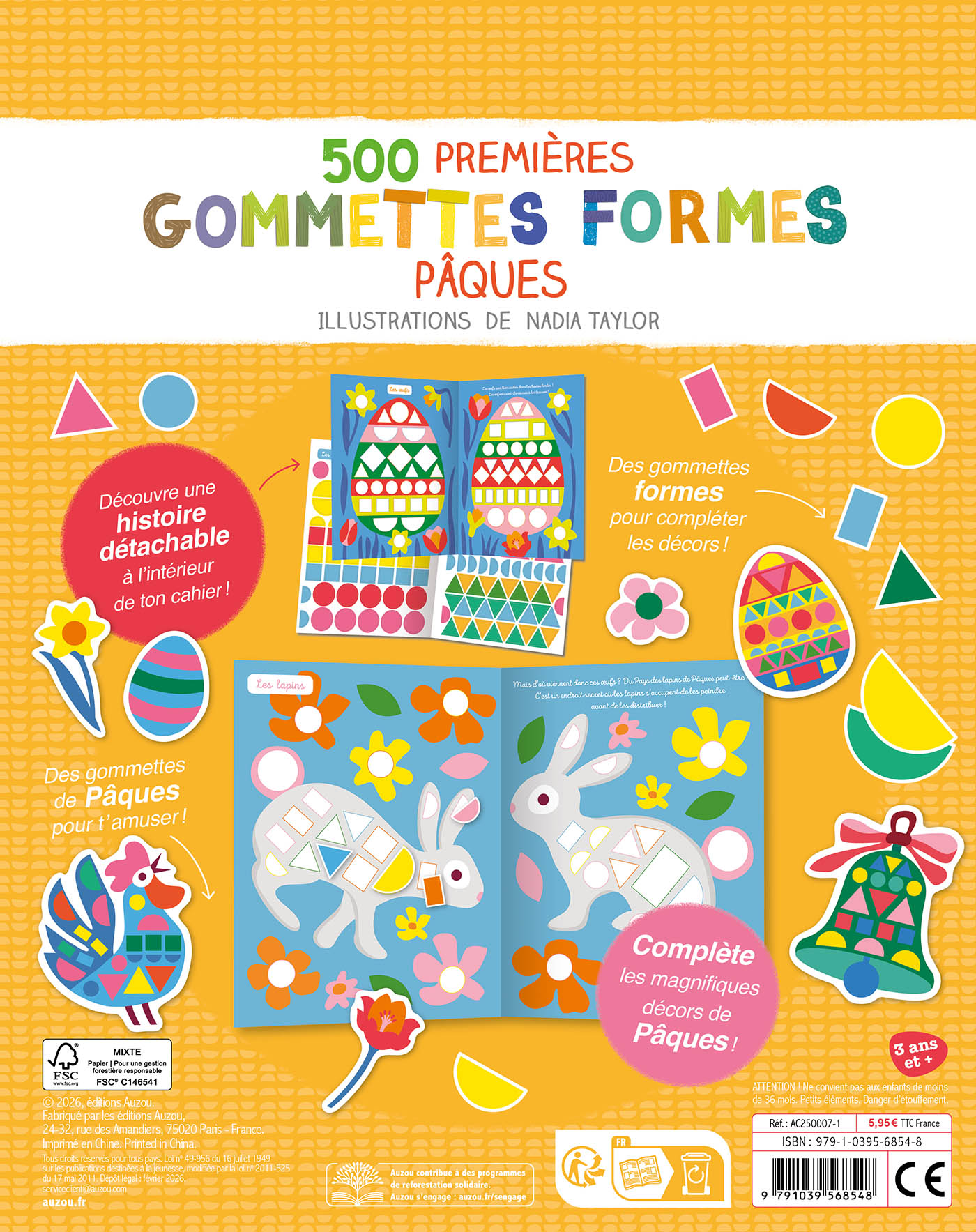 Mes Tout Premiers Autocollants - 500 Gommettes Formes Pâques