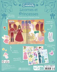 Mes 500 Autocollants Créatifs - Licornes Et Princesses