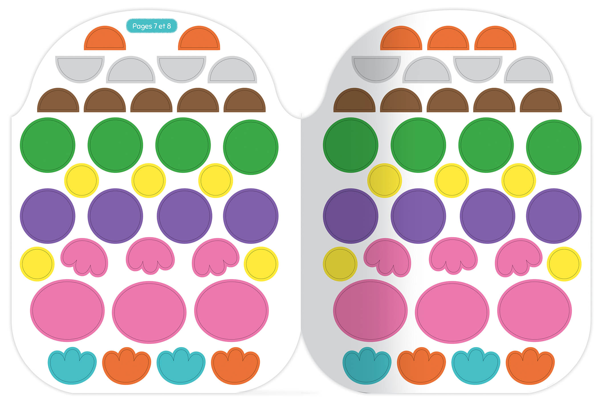 Gommettes Formes - L'aventure De Petit Poussin Gommettes Formes - L'aventure De Petit Poussin