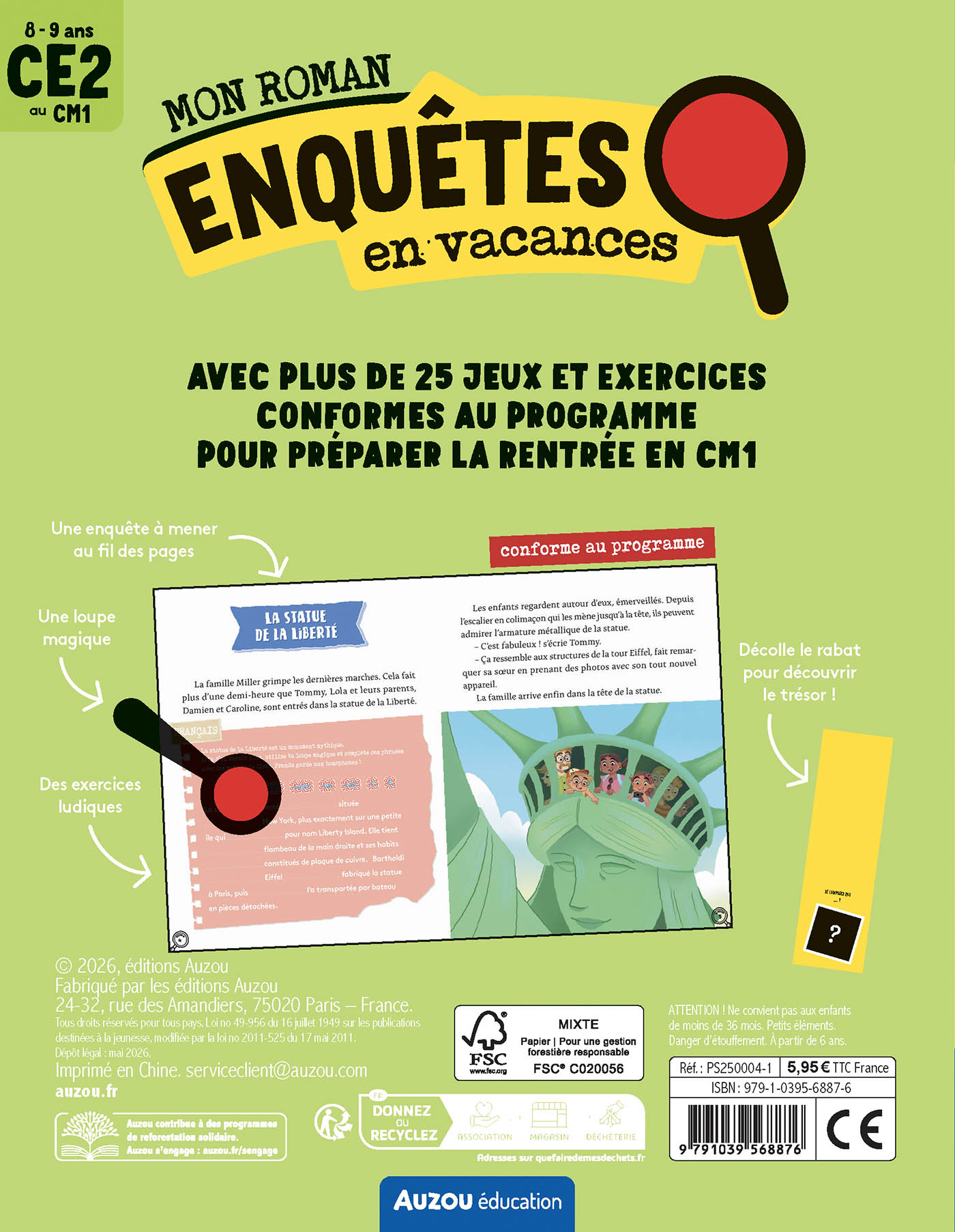 Mon Roman Enquêtes En Vacances Ce2 - Le Trésor De New York Mon Roman Enquêtes En Vacances Ce2 - Le Trésor De New York