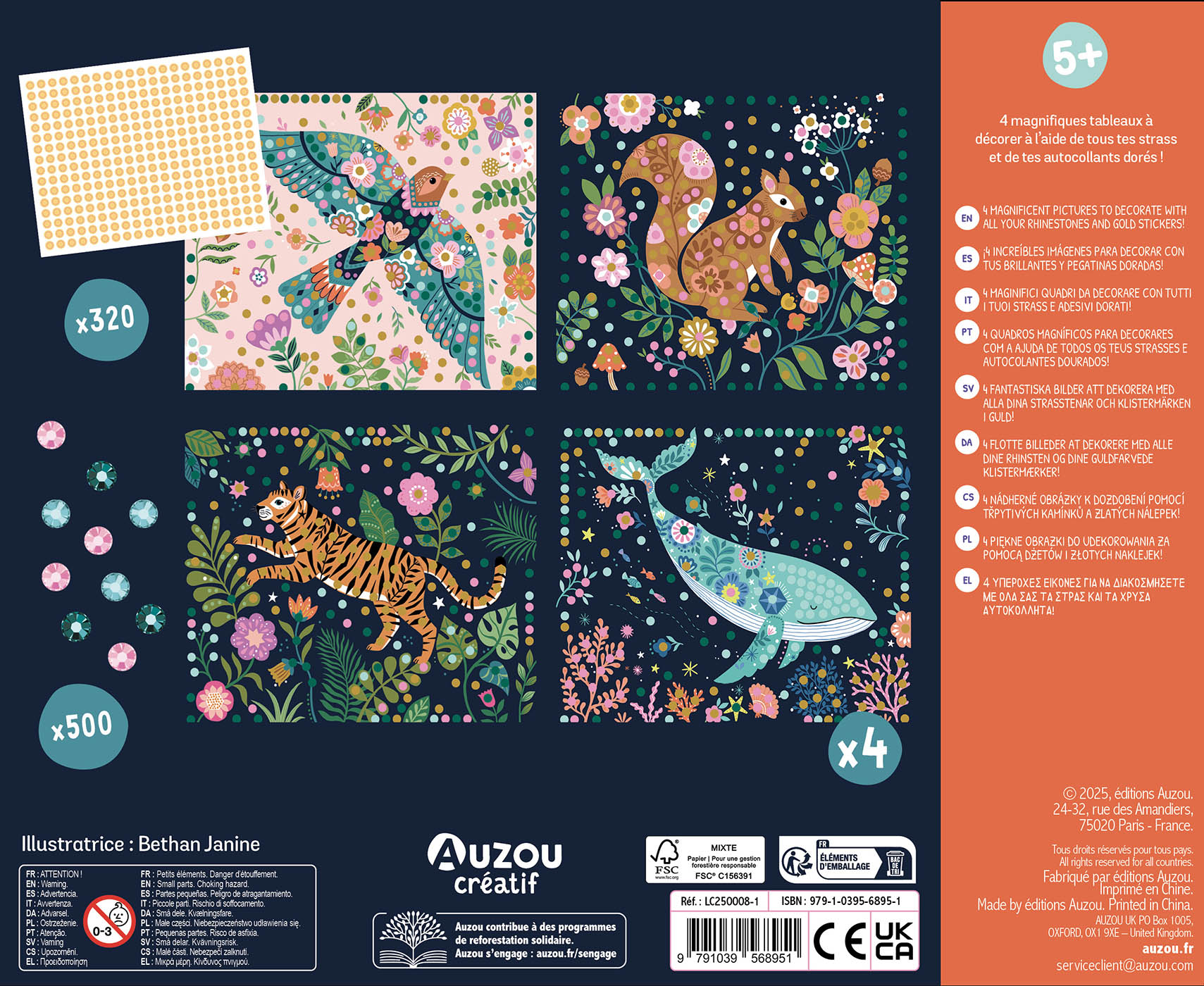 Mon Coffret D'artiste - Mes Tableaux En Strass Mon Coffret D'artiste - Mes Tableaux En Strass