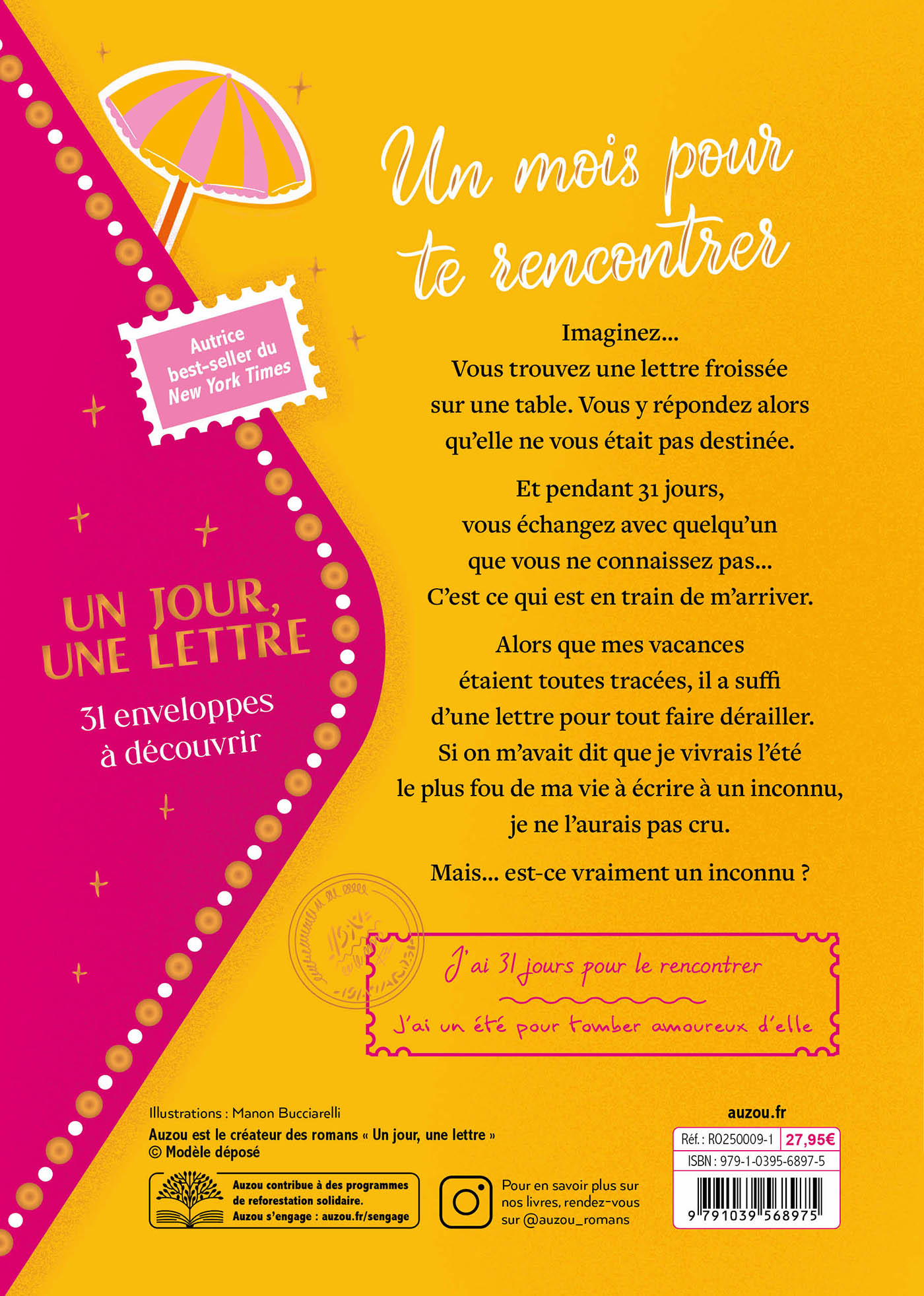 Un Jour, Une Lettre - 31 Jours Pour T'aimer - Édition Reliée Collector