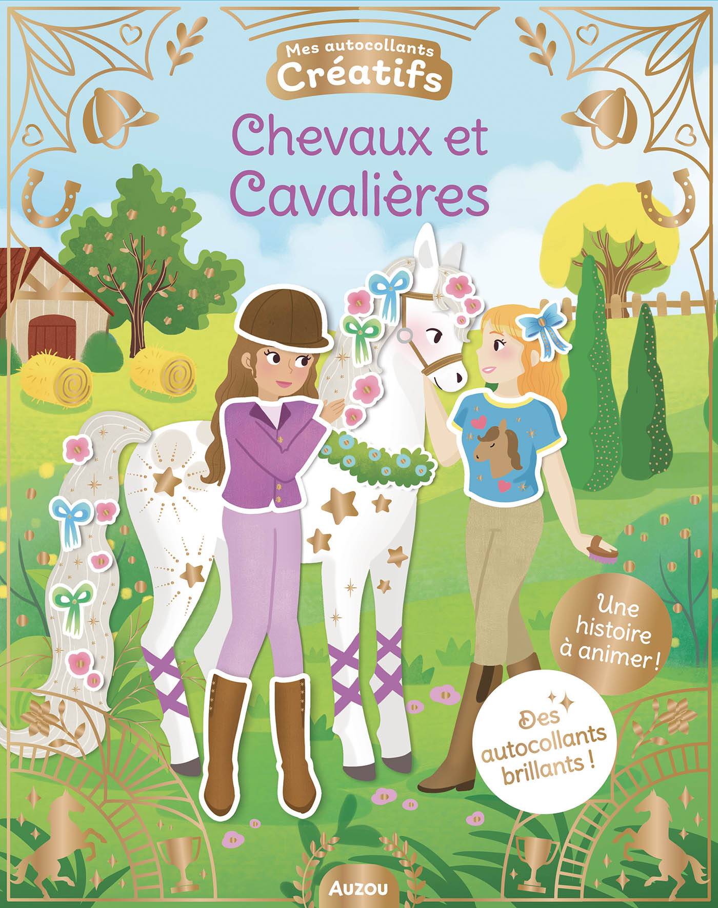 Mes 500 Autocollants Créatifs - Chevaux Et Cavalières