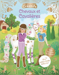 Mes 500 autocollants créatifs - Chevaux et cavalières