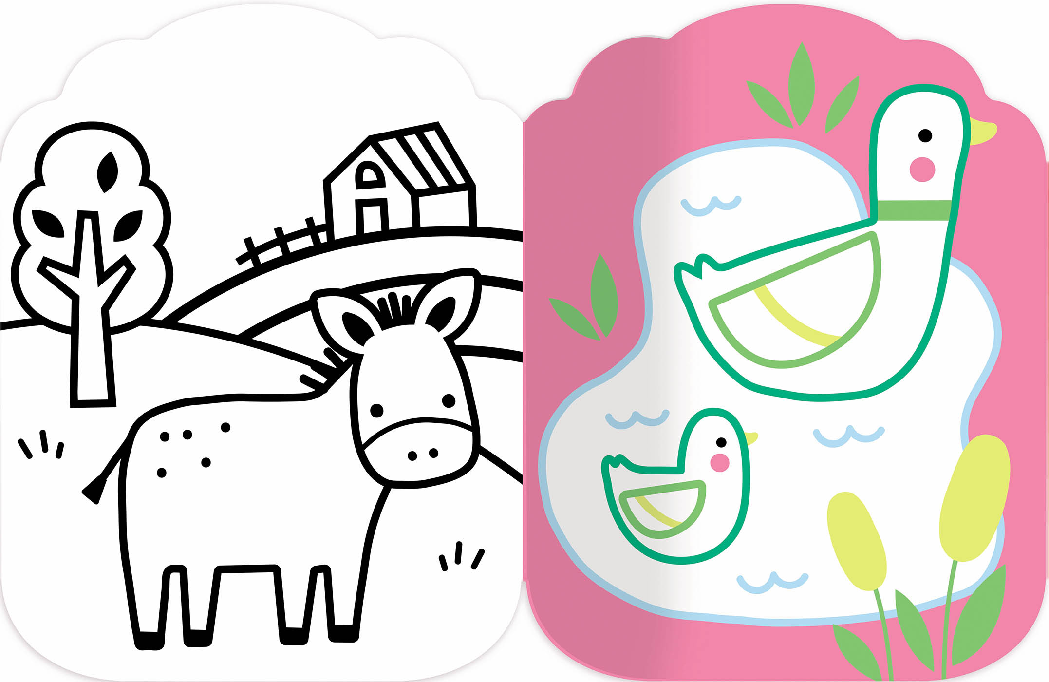 Je Colorie Sans Dépasser - Les Animaux De La Ferme Je Colorie Sans Dépasser - Les Animaux De La Ferme