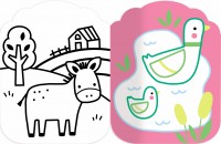 Je Colorie Sans Dépasser - Les Animaux De La Ferme