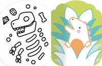 Je Colorie Sans Dépasser - Les Dinosaures Je Colorie Sans Dépasser - Les Dinosaures