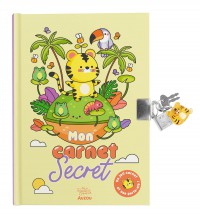 Mon carnet secret - Porte-clé tigre