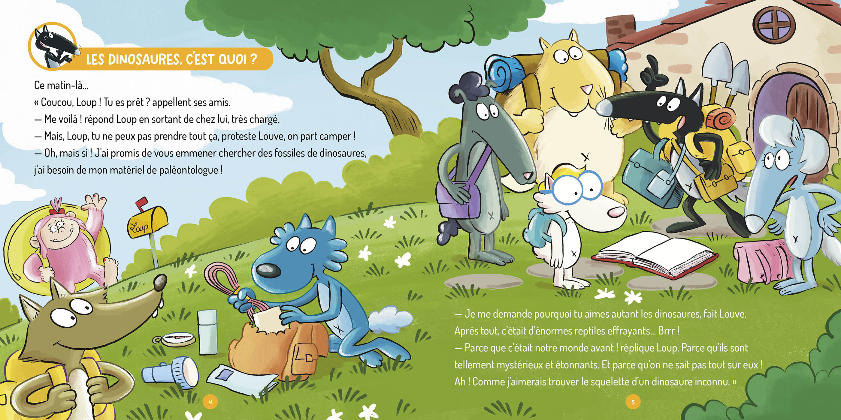 Les Questions De Loup - Les Dinosaures