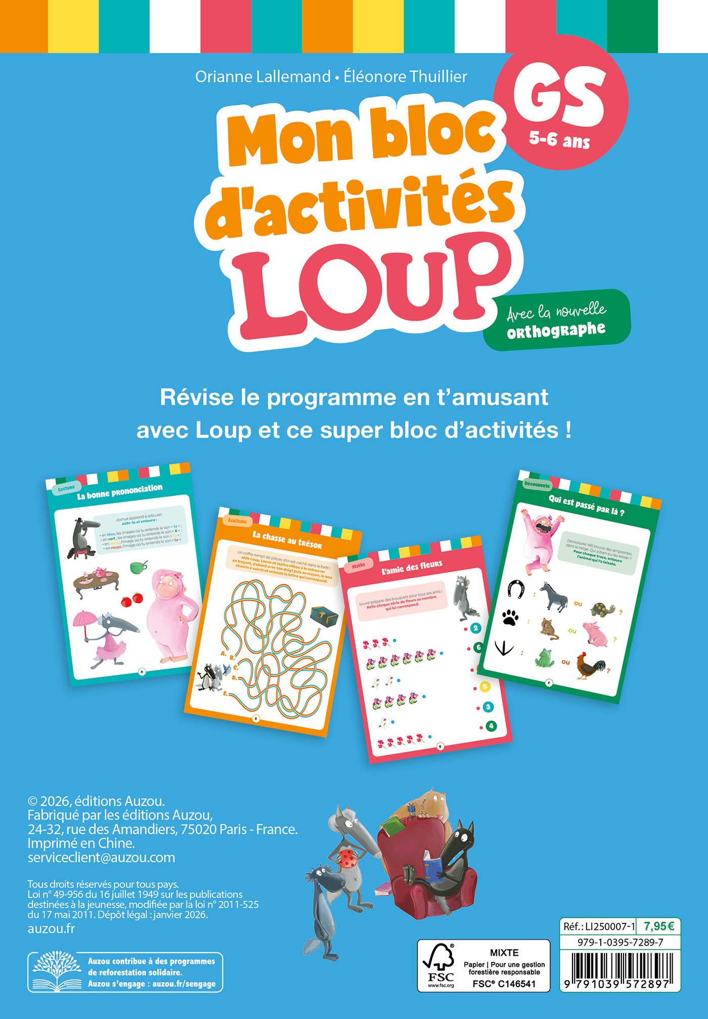 Mon Bloc D'activités Loup - Grande Section