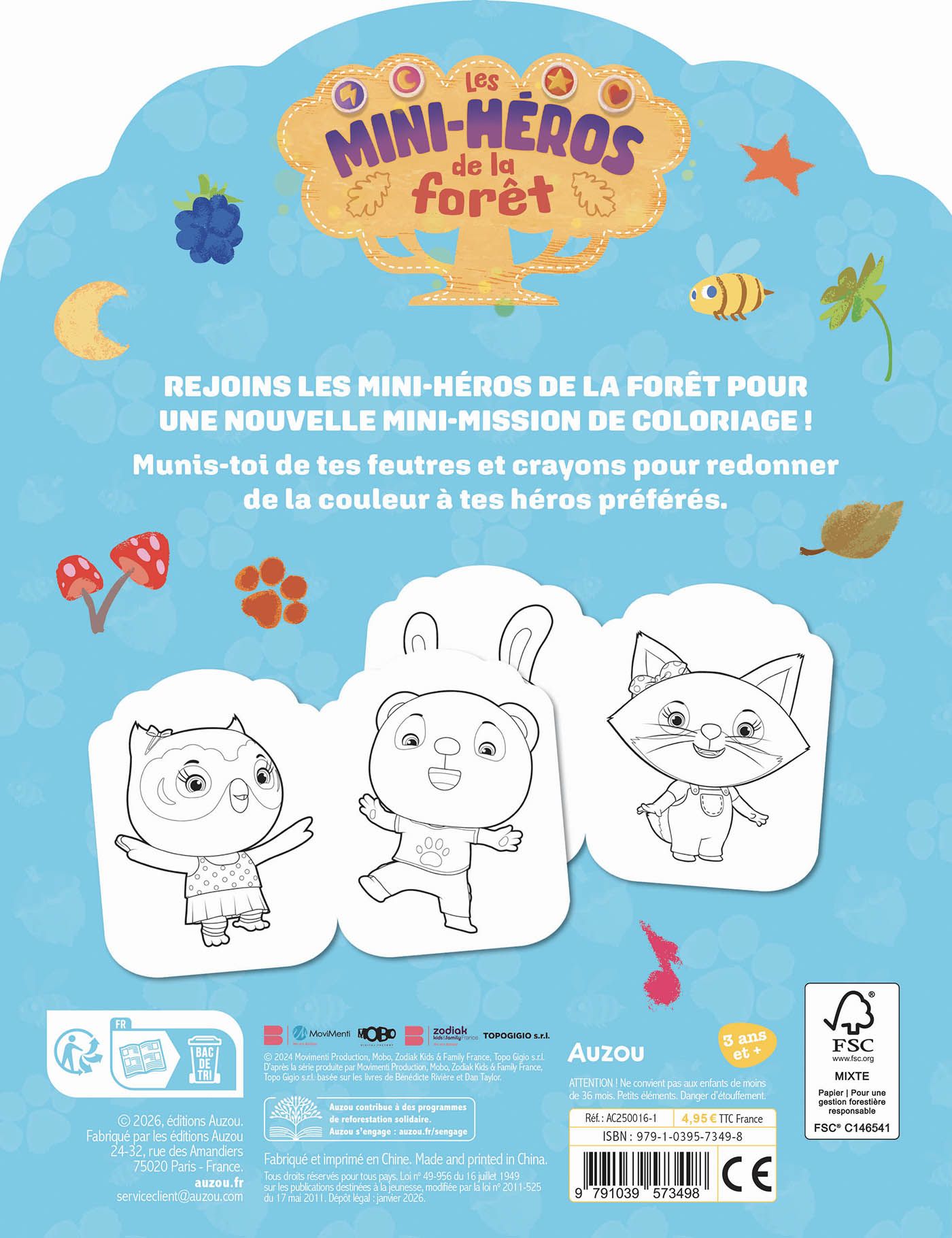 Mini-Héros De La Forêt - 30 Super Coloriages